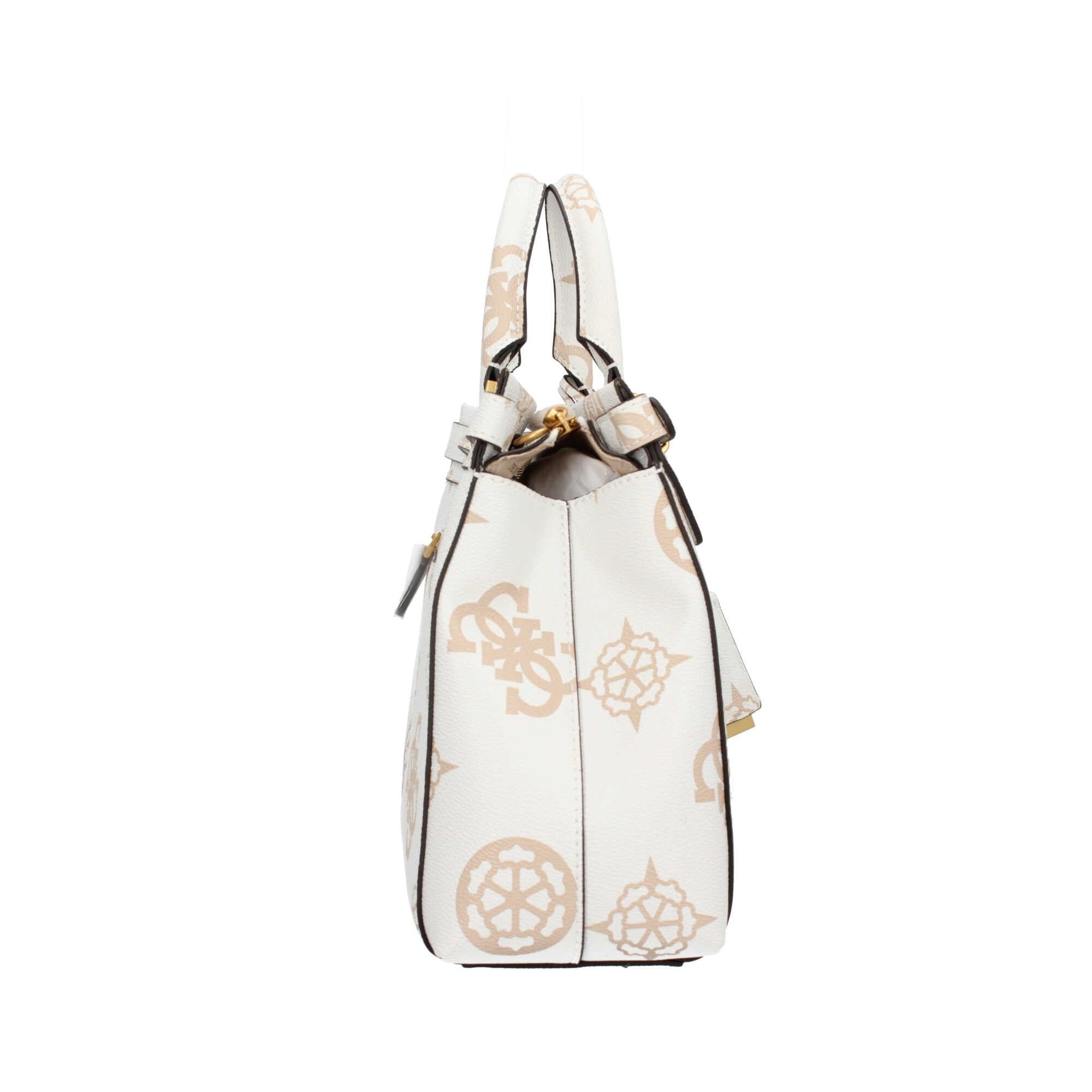 Borsa a Mano Guess con Stampa Monogramma e Dettagli Metallici