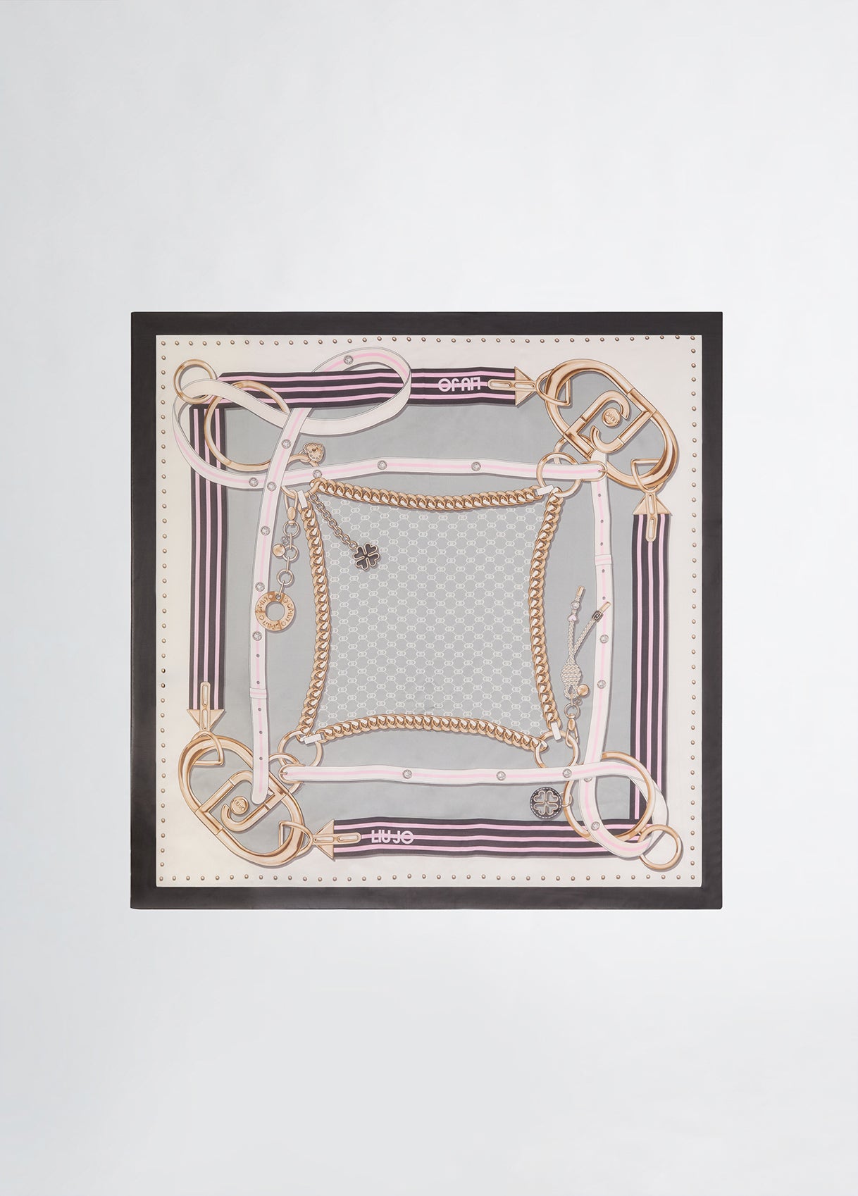 Foulard Donna Liu Jo con Stampa Elegante e Finiture Raffinate