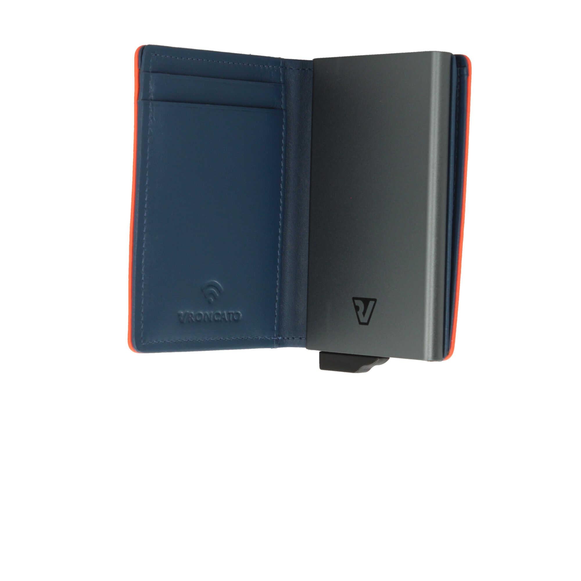 Portacarte di credito in pelle con RFID