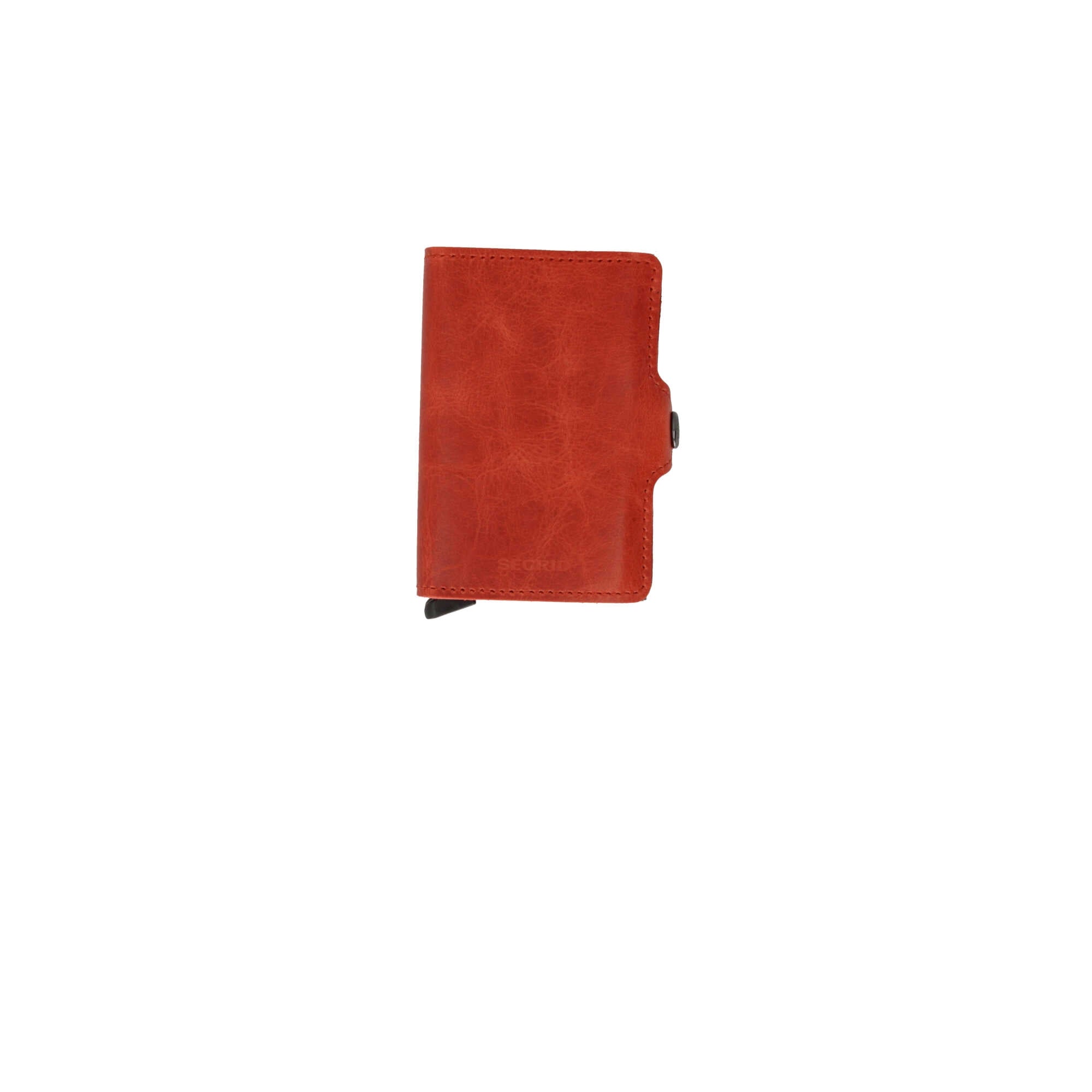 Secrid Miniwallet in Pelle Arancione con Cardprotector RFID