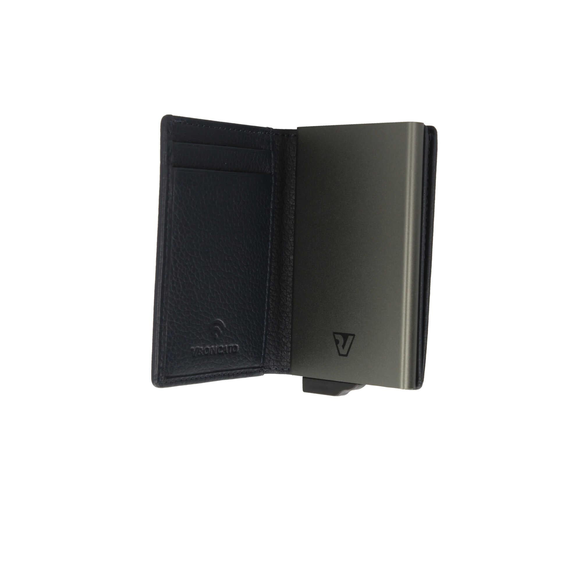 Portacarte di credito in pelle con RFID