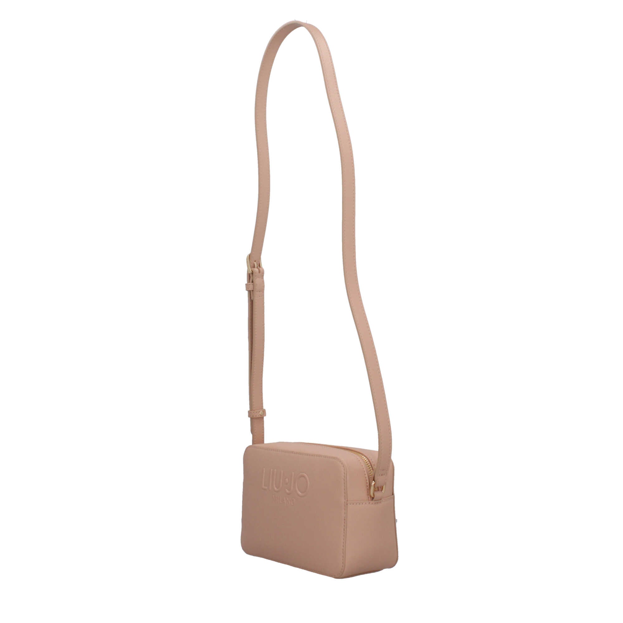 Borsa a Tracolla Donna Liu Jo con Logo in Rilievo Avorio TU | Giò Fashion