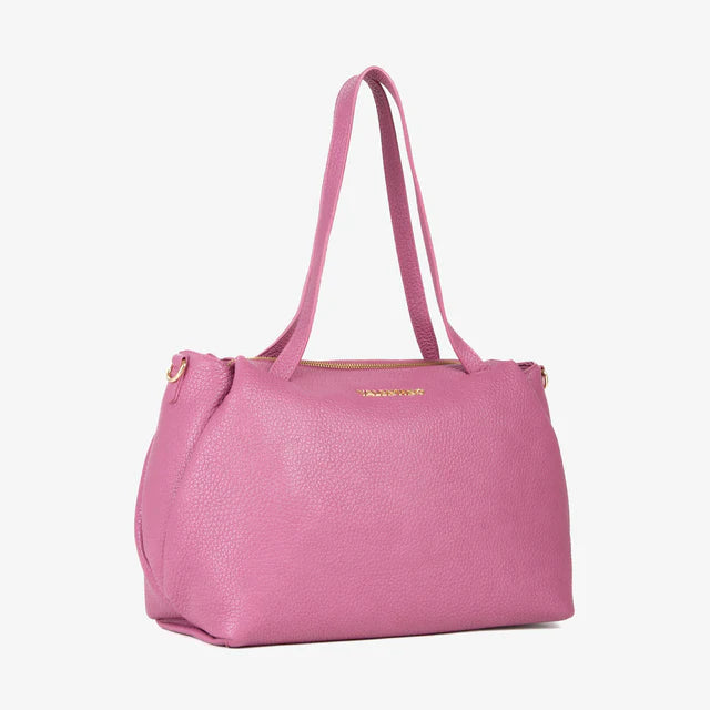 Borsa Valentino shopper con doppio manico e tracolla logata