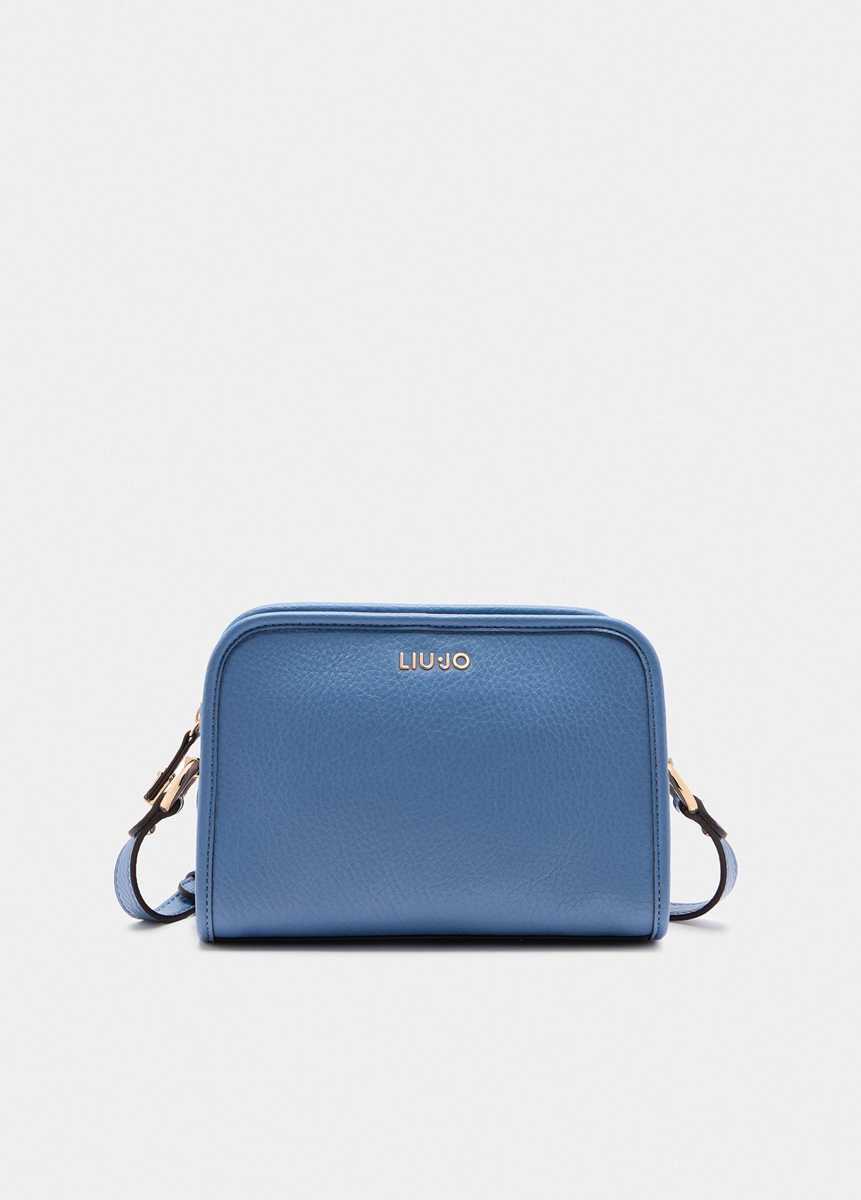 Borsa a tracolla Liu Jo Better con logo in metallo DENIM TU | Giò Fashion