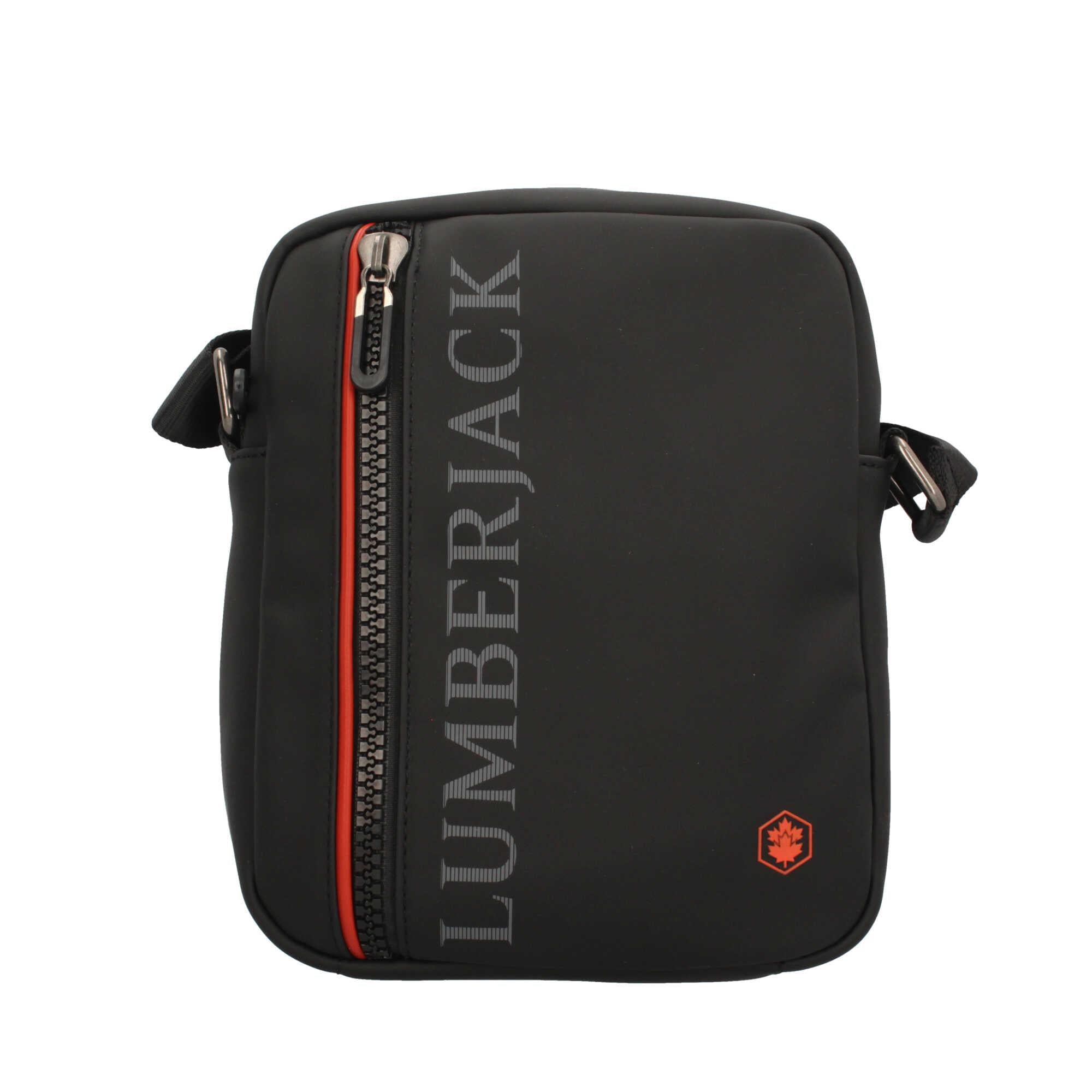 Borsa a tracolla con logo Lumberjack