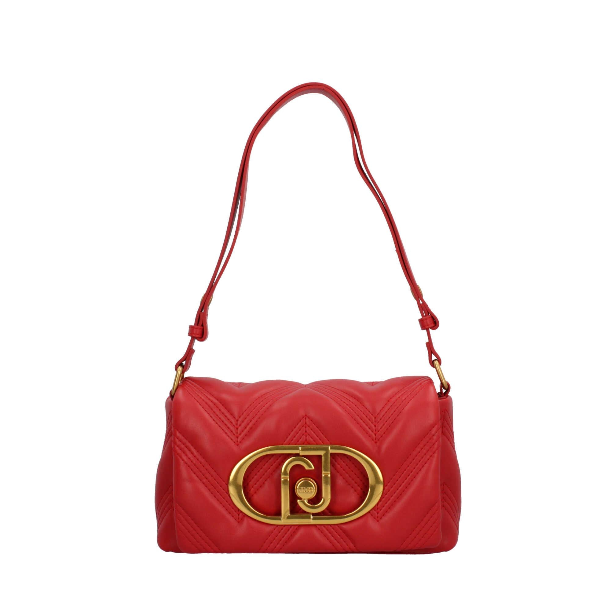 Borsa a spalla con maxi logo Liu Jo