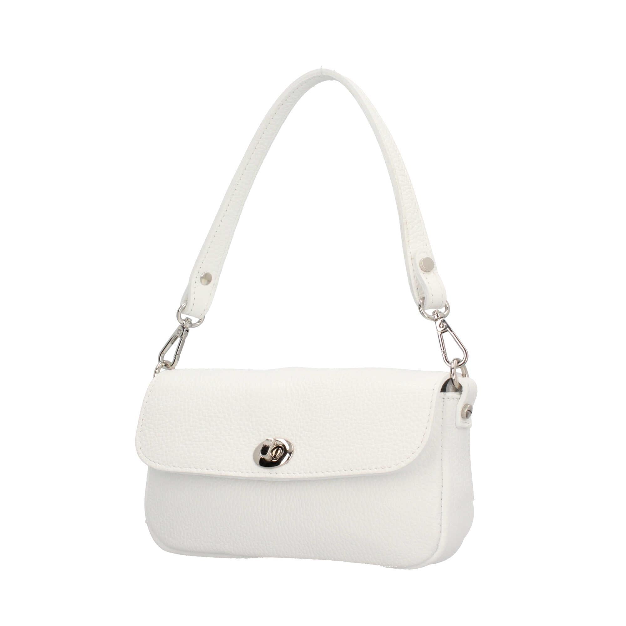 Borsa a spalla in vera pelle Made in Italy