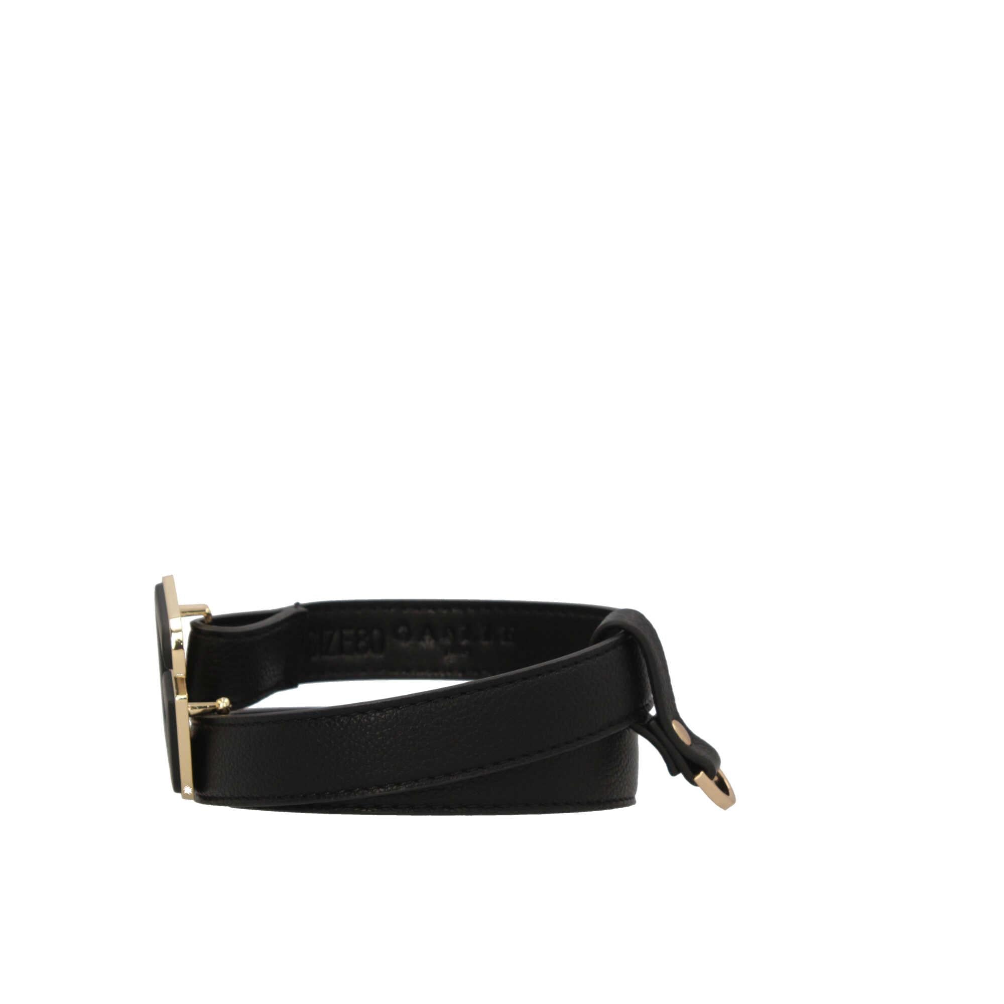 Cintura Gaelle Paris in ecopelle con fibia con logo