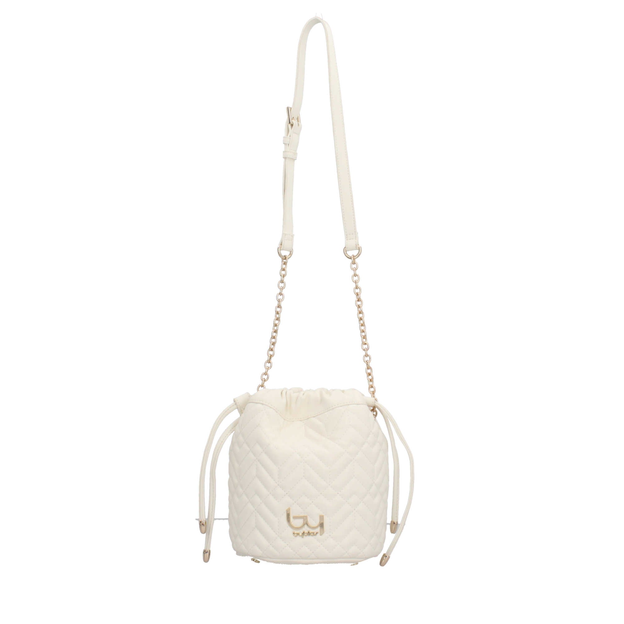 Borsa a secchiello BY BYBLOS con catena e design trapuntato
