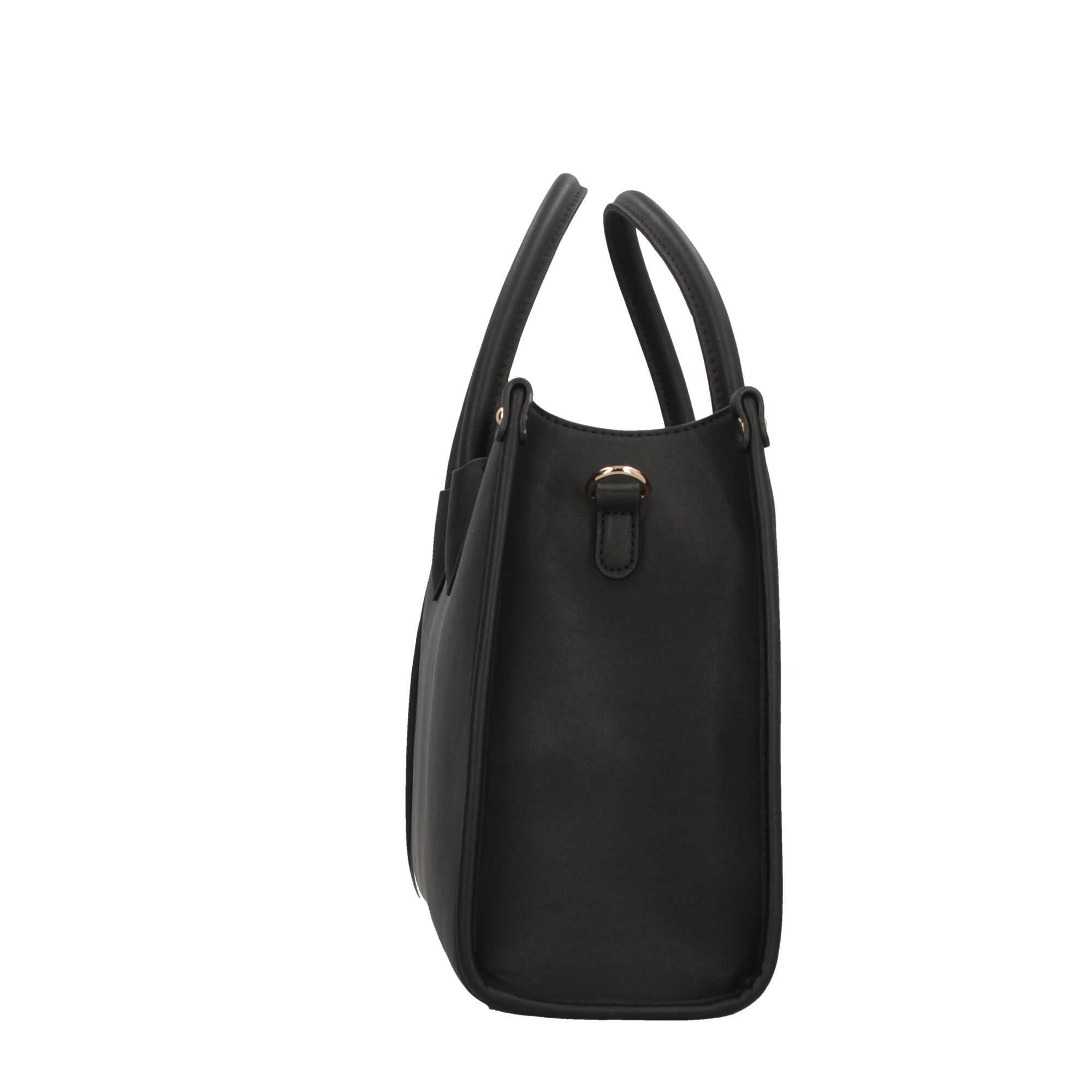 Borsa Shopping Valentino con Tracolla Staccabile e Maxi Logo in Gomma