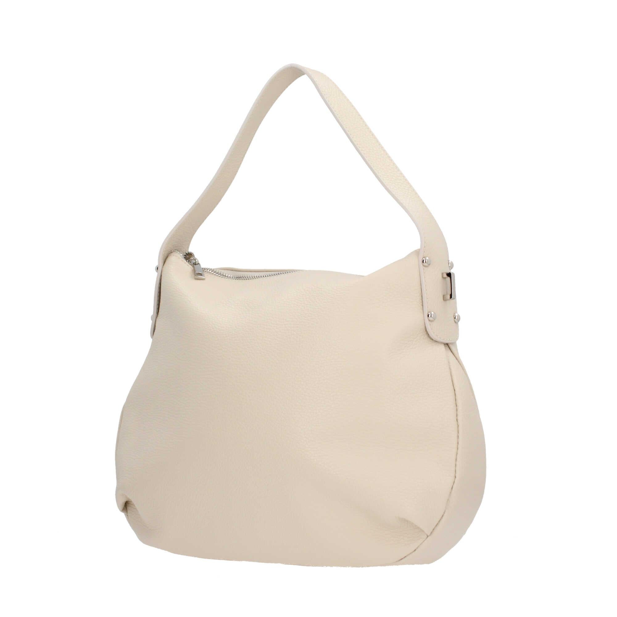 Borsa Shopping in vera pelle Made In Italy