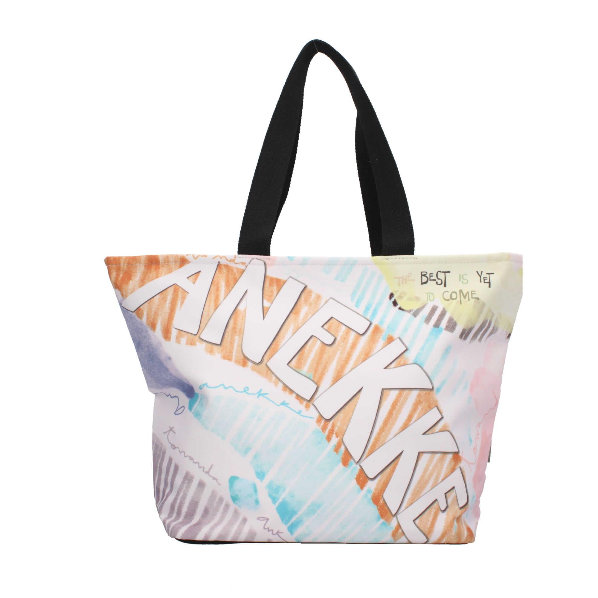 Borsa Tote Anekke con chiusura zip