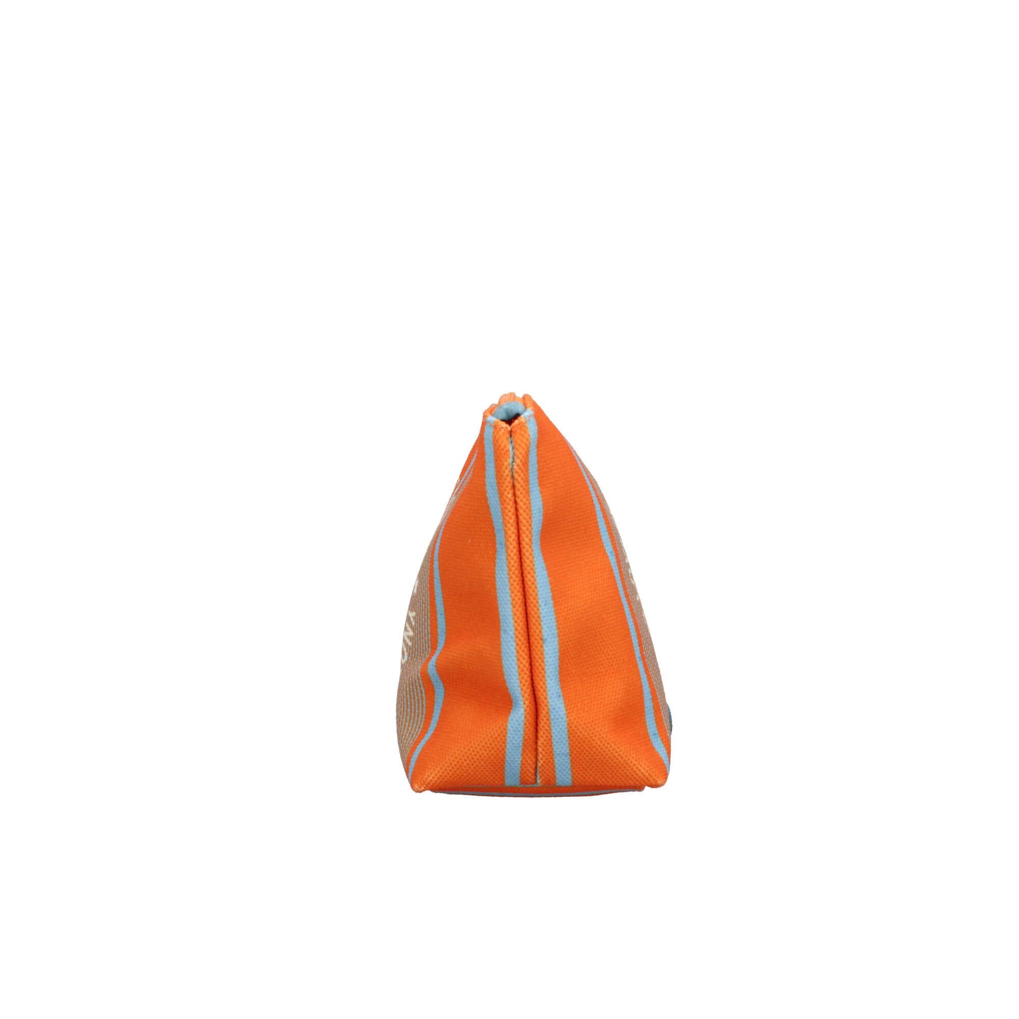 Y Not Pochette a Strisce con Dettaglio Logo