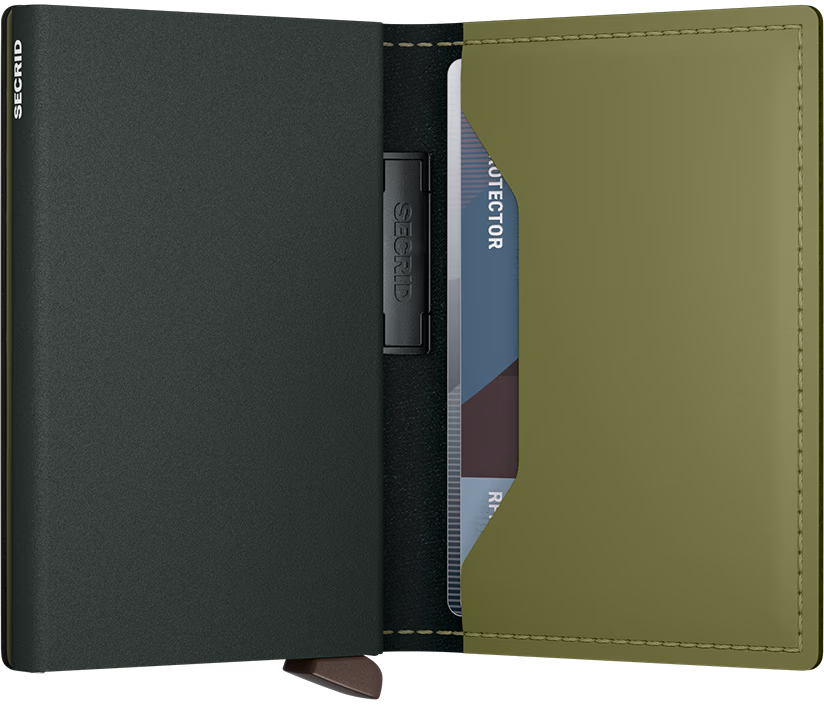 Portafoglio Secrid Bandwallet in pelle con fascia elastica e protezione RFID