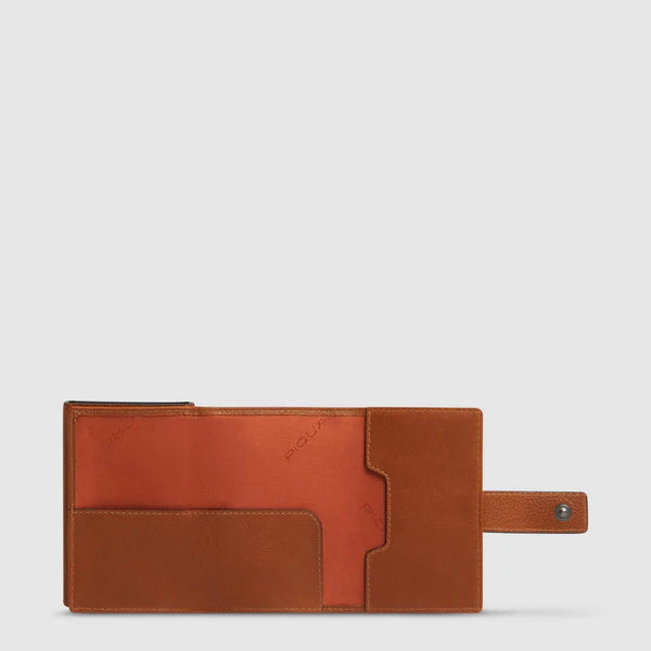 Portacarte Piquadro in pelle con protezione RFID