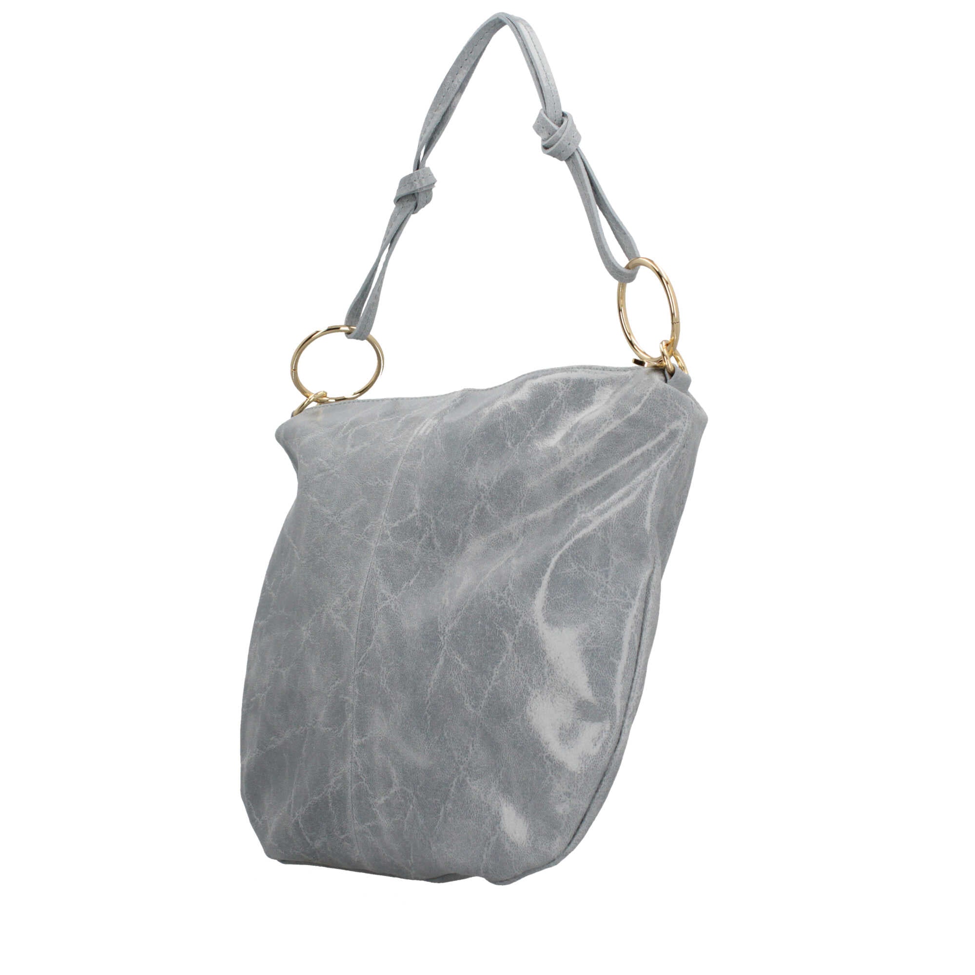 Borsa a spalla in pelle effetto vintage