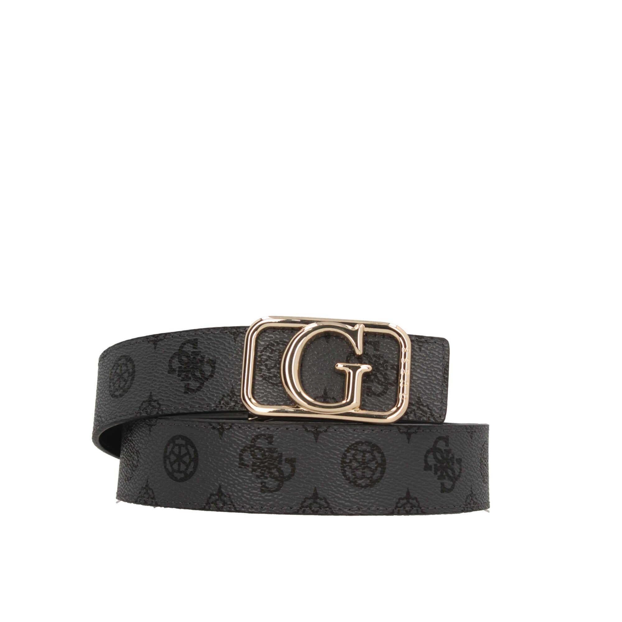 Cintura Guess Monogram con Fibbia Dorata