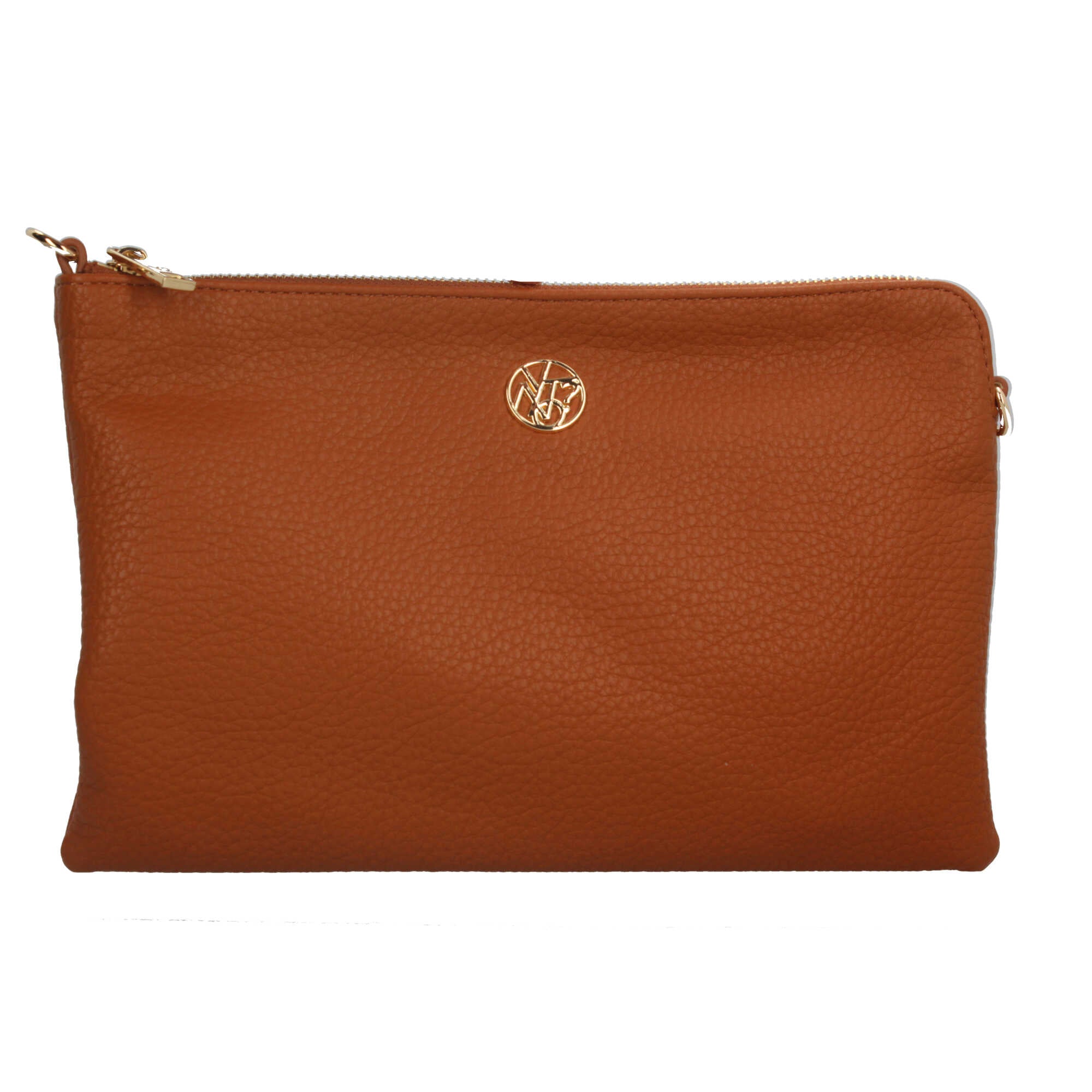 Pochette con chiusura zip e tracolla regolabile