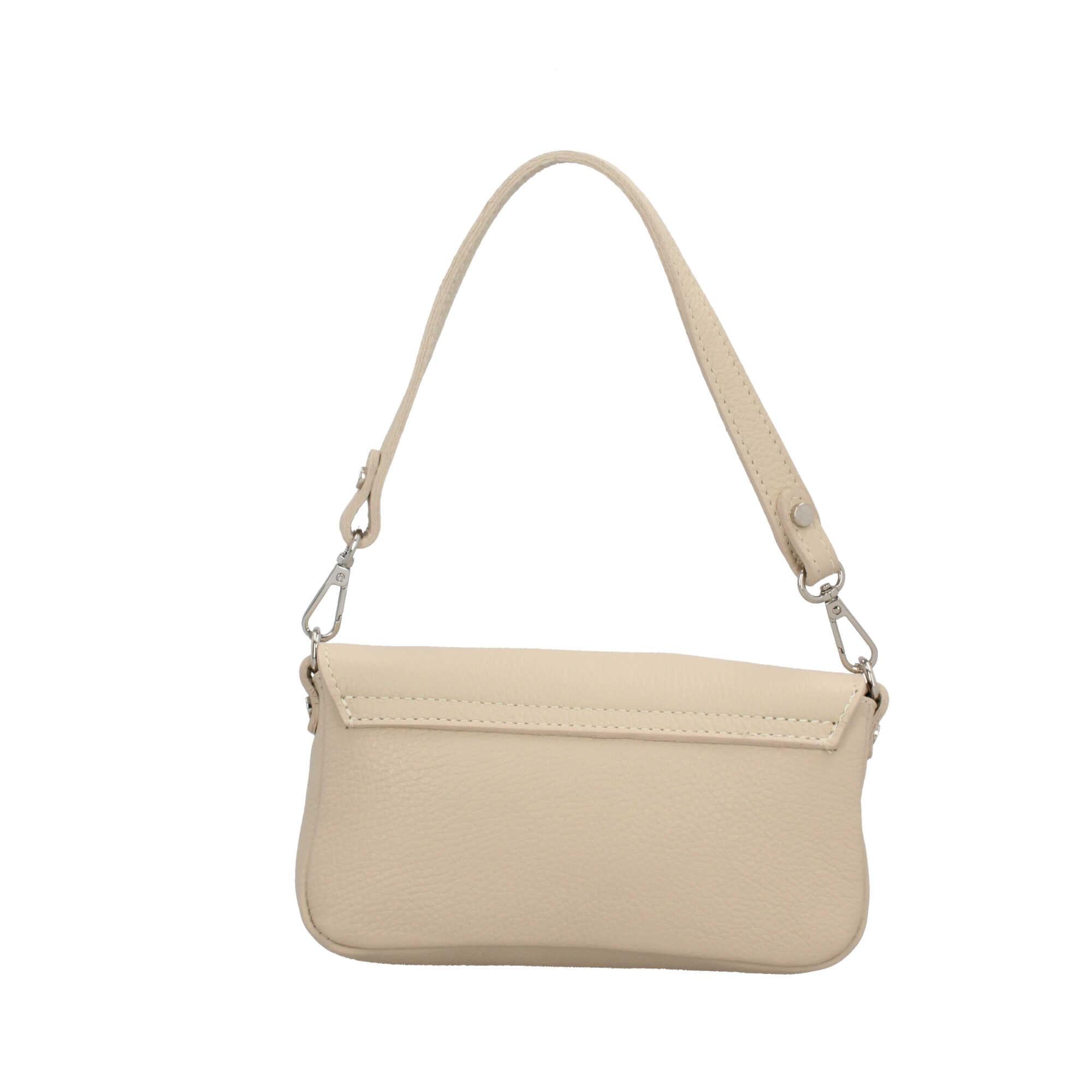 Borsa a spalla in vera pelle Made in Italy
