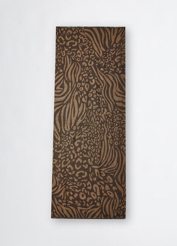 Sciarpa Liu Jo elegante con stampa animalier