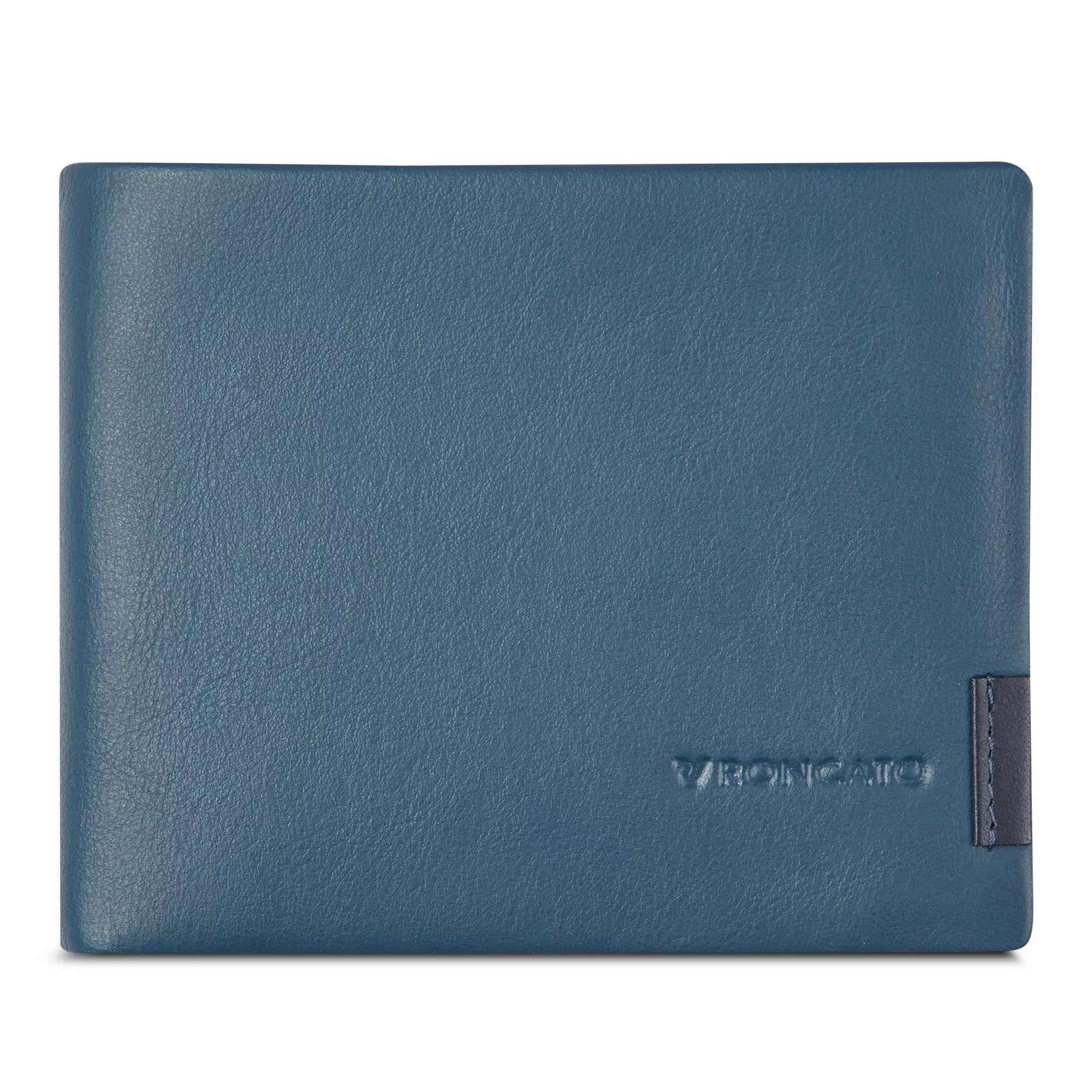 Portafoglio uomo Roncato in pelle con dettaglio laterale