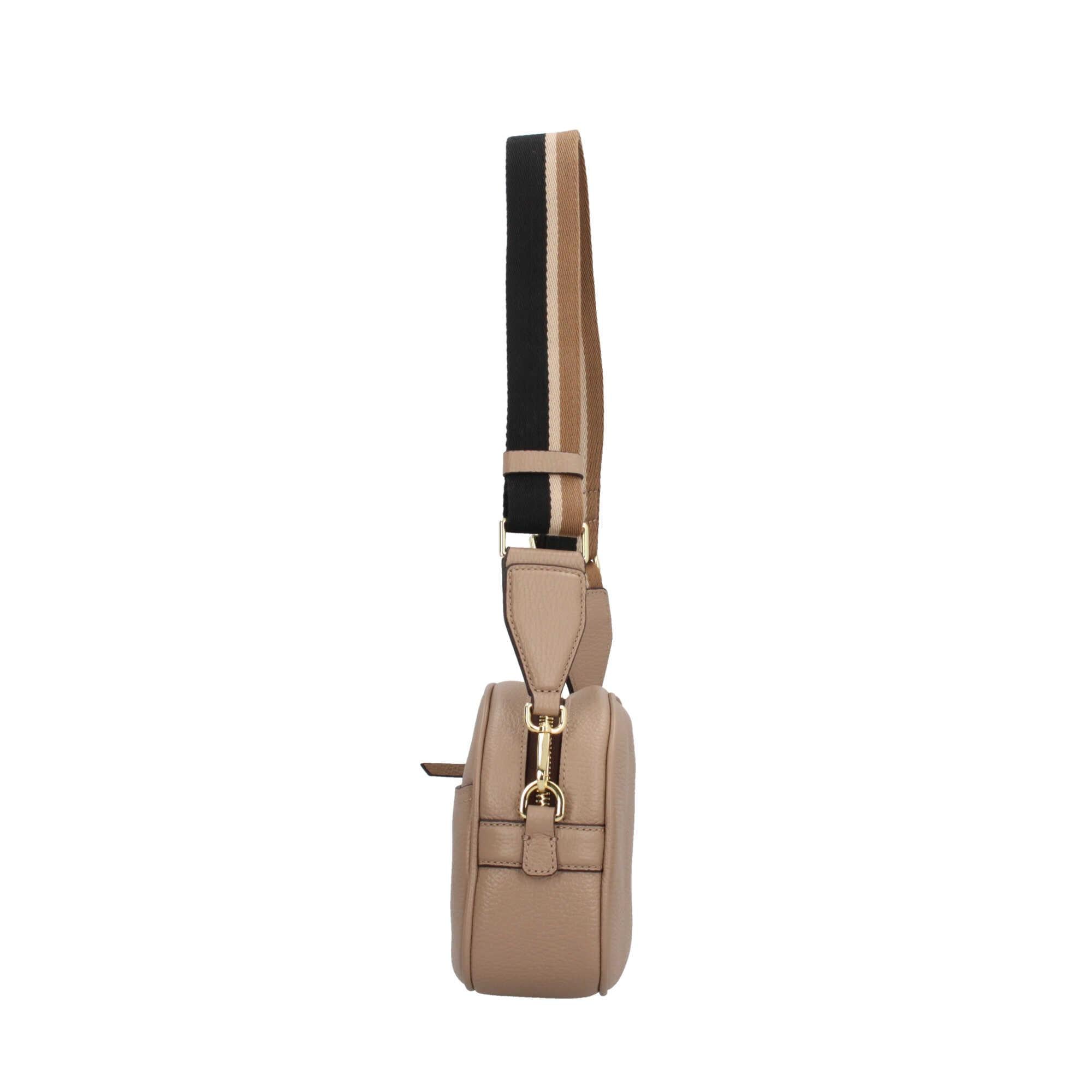 Gianni Chiarini Nina Borsa a Tracolla in Pelle Martellata con Tracolla Regolabile