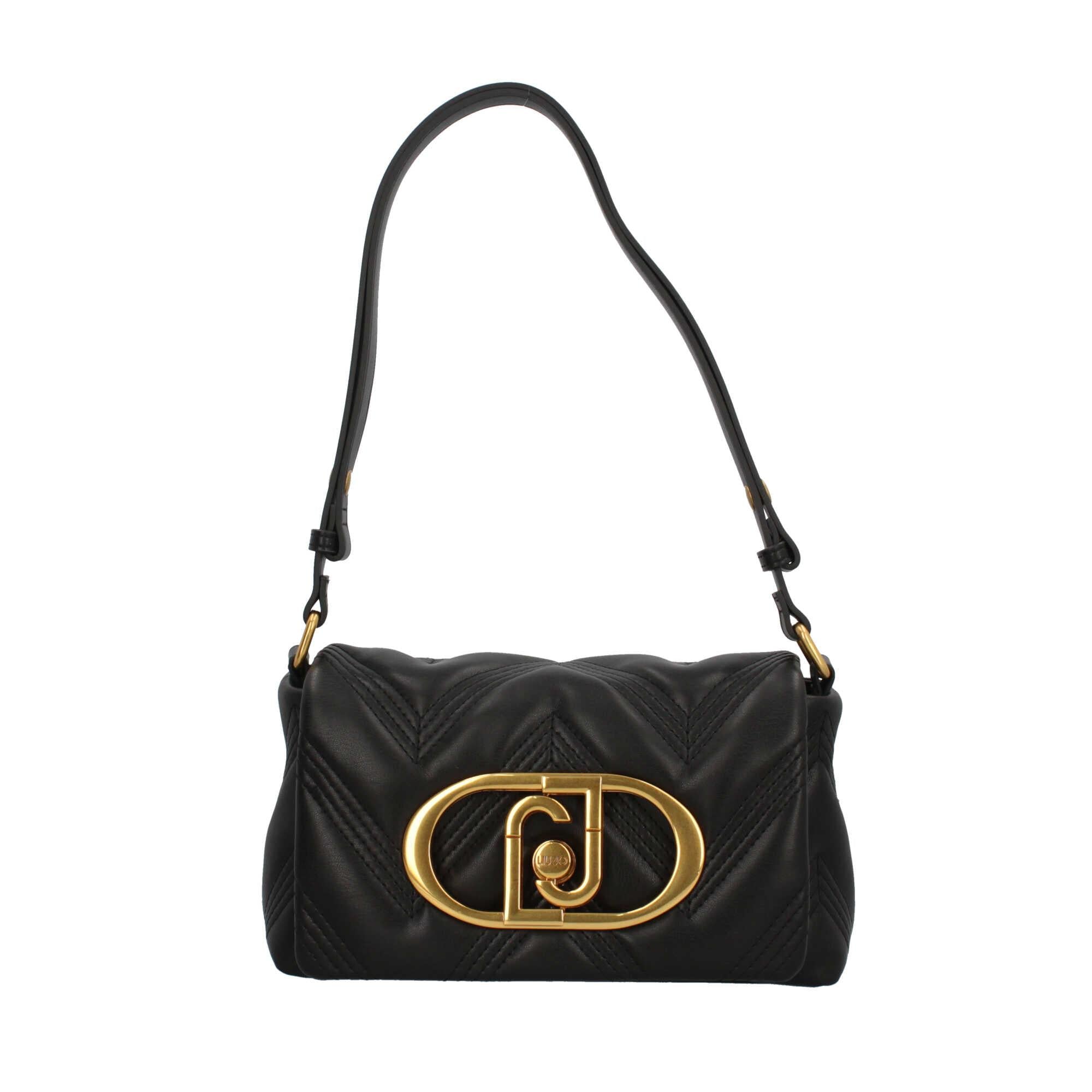 Borsa a spalla con maxi logo Liu Jo