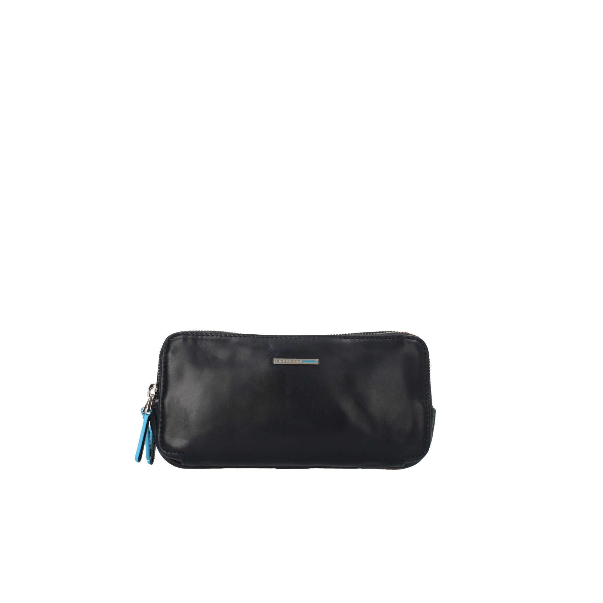 Pochette in pelle con 3 scomparti