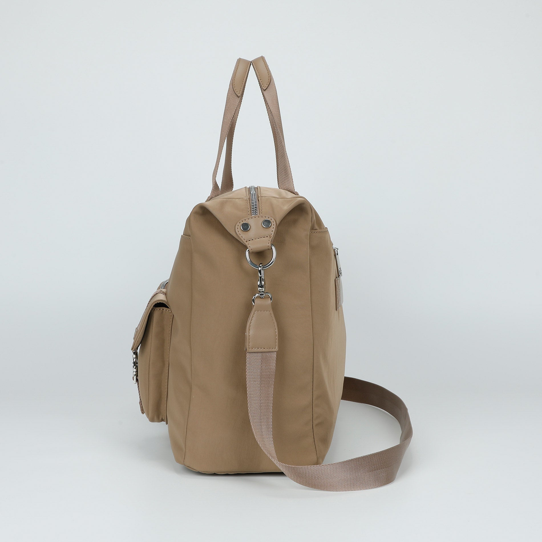 Mimi Mua borsone in nylon con tasche