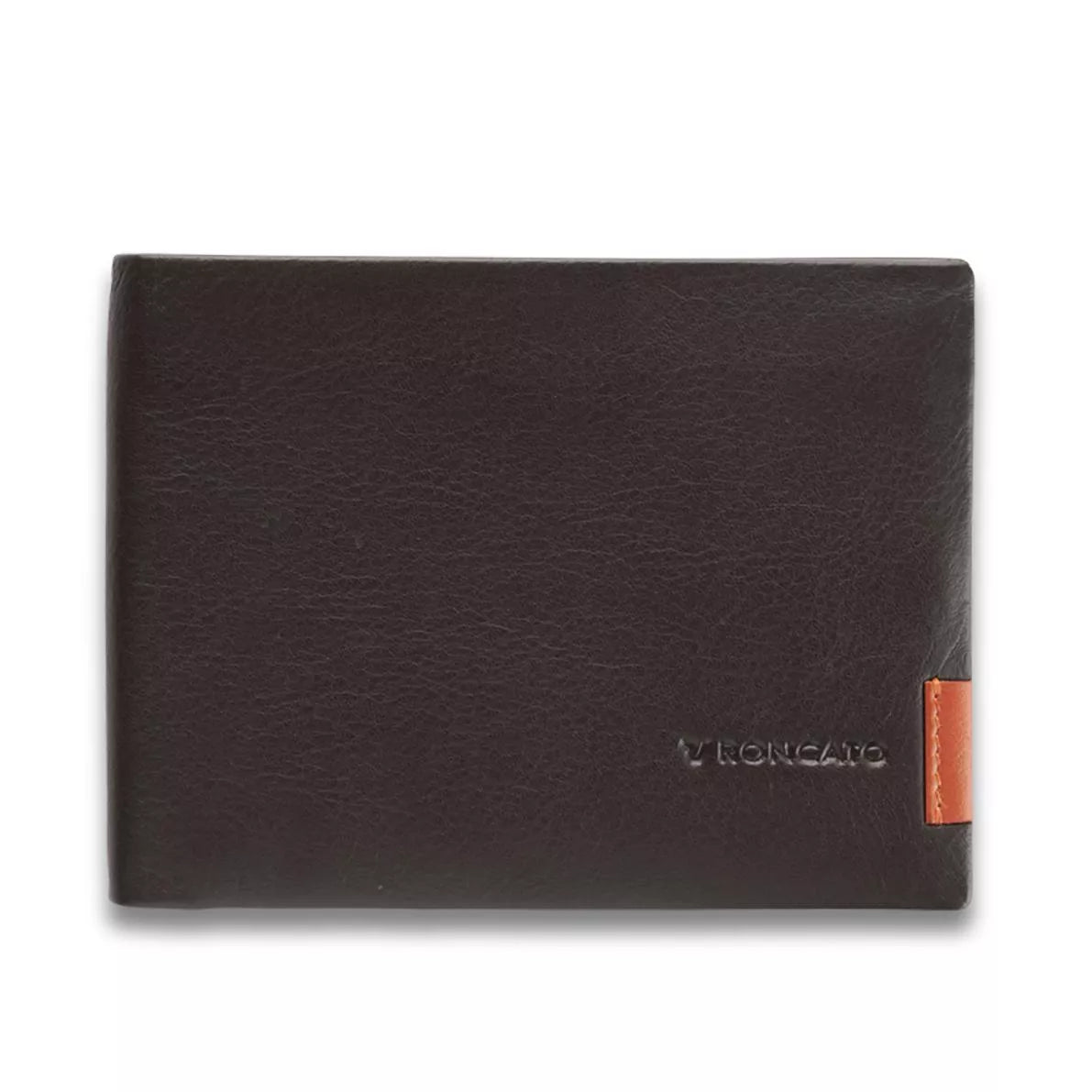 Portafoglio uomo Roncato in pelle con inserti