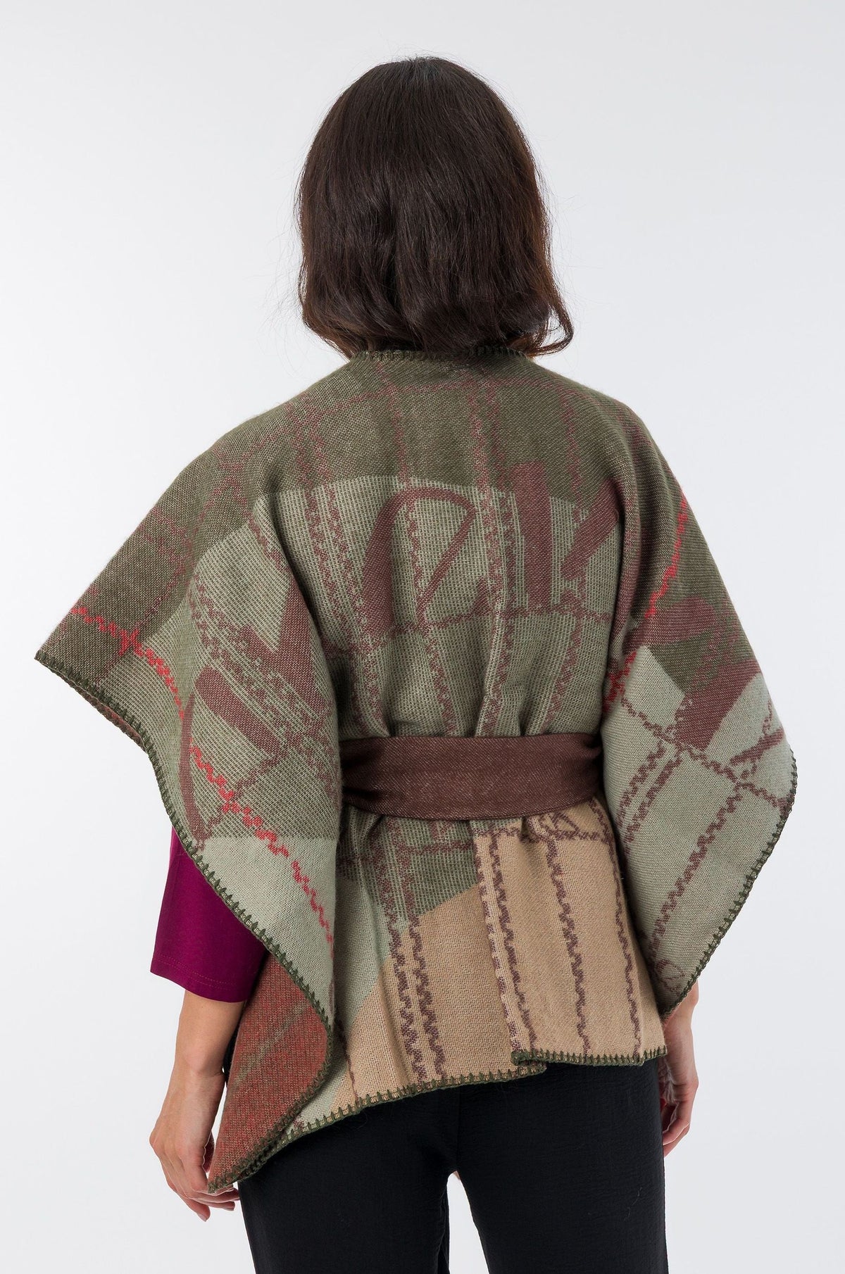 Poncho Donna Anekke con Cintura Regolabile