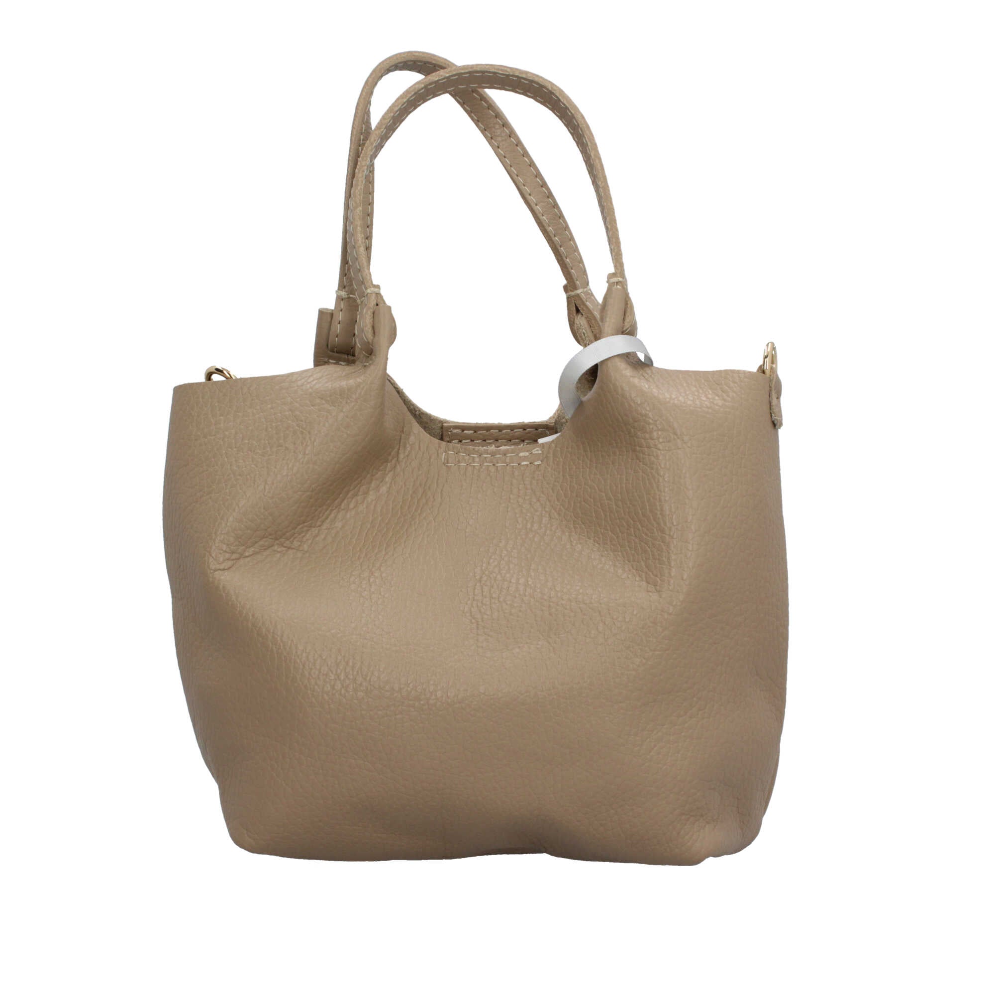 Borsa a mano in pelle martellata Made in Italy dal design versatile