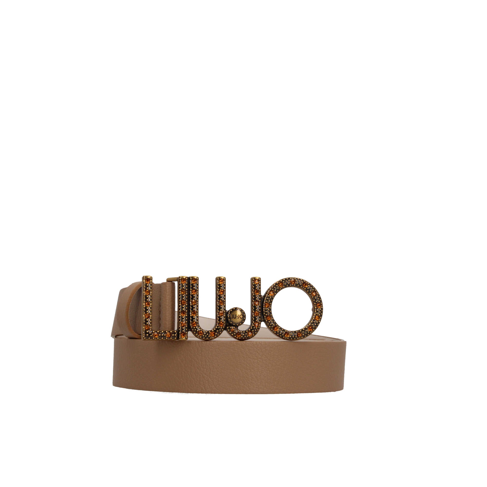 Cintura Donna Liu Jo con Fibbia Logo Decorata Beige S | Giò Fashion