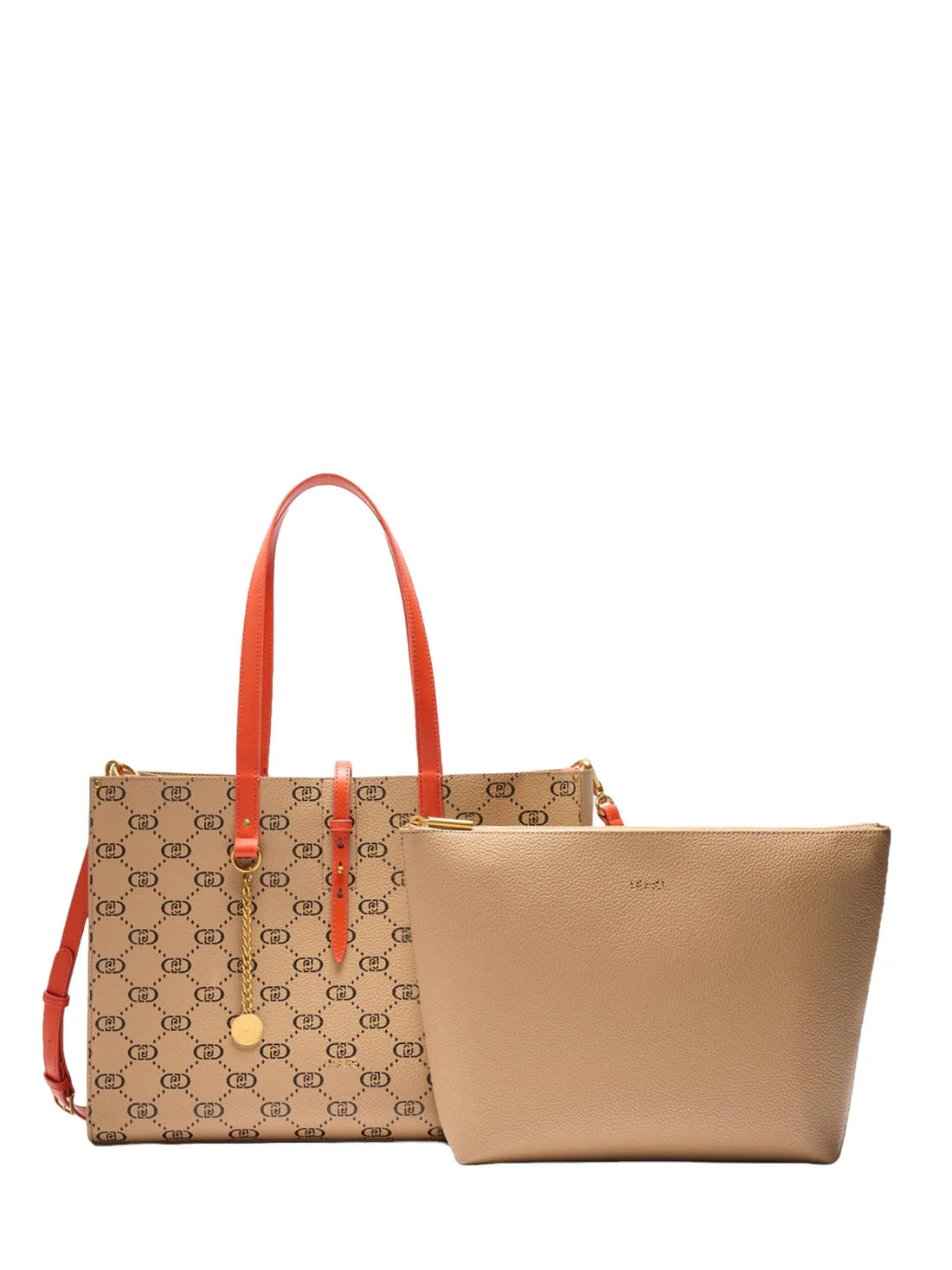Borsa Liu Jo shopper con pochette interna Beige TU | Giò Fashion