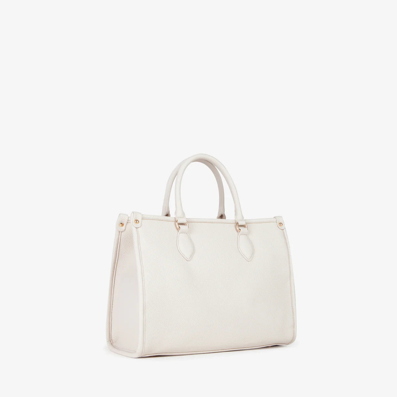 Borsa Valentino shopping con logo frontale in rilievo