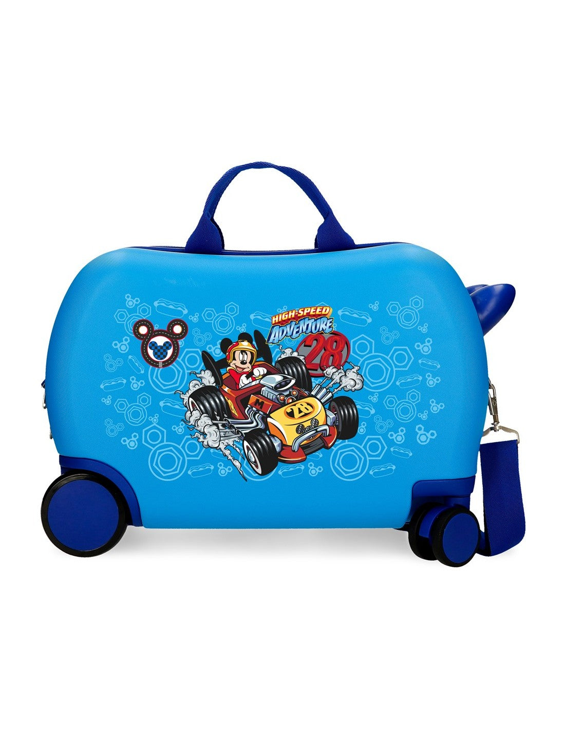 Disney Mickey Mouse Trolley Bambino 45 cm Valigia Rigida in ABS 28 Litri