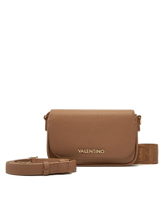 Borsetta Valentino Miramar con patta e logo frontale in rilievo