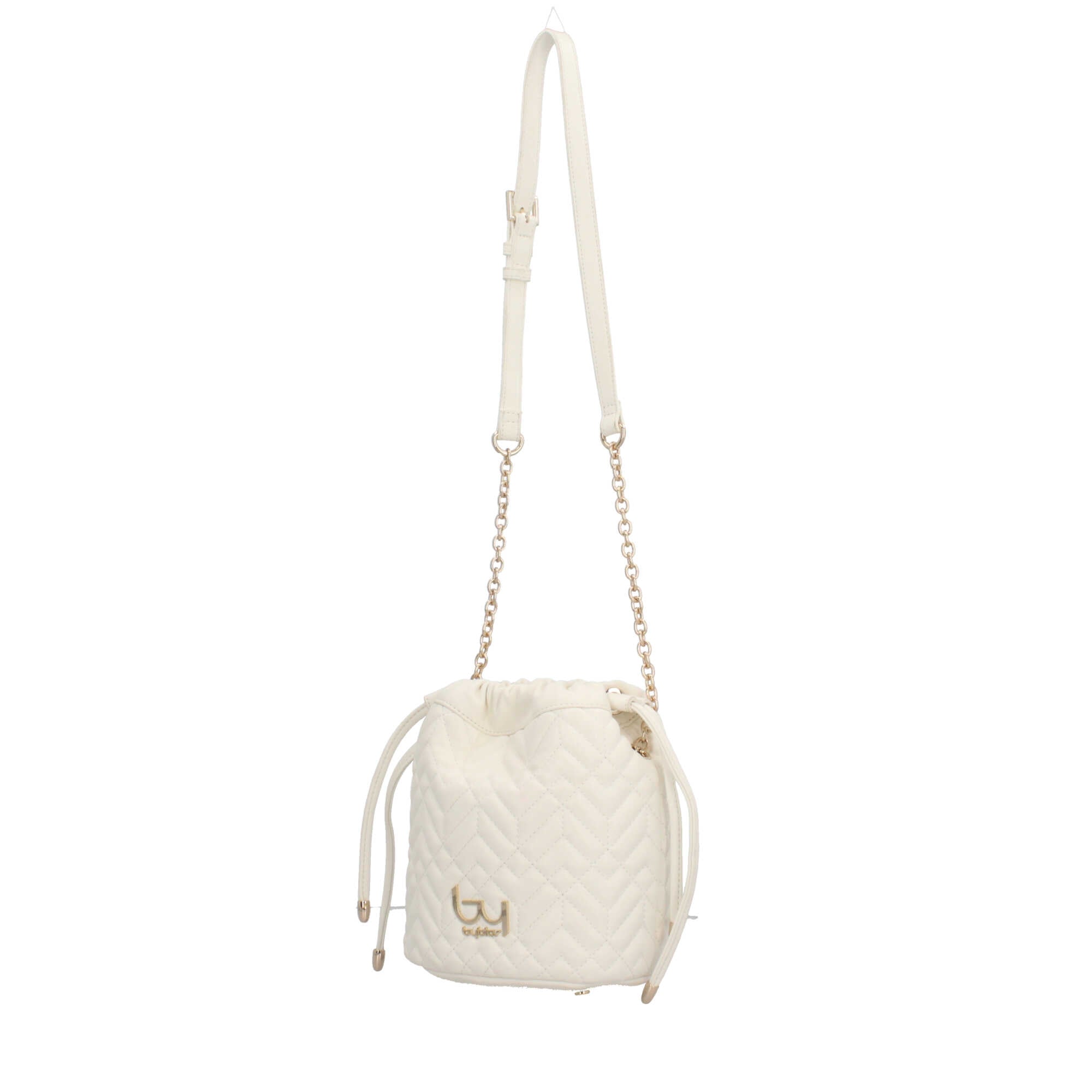 Borsa a secchiello BY BYBLOS con catena e design trapuntato