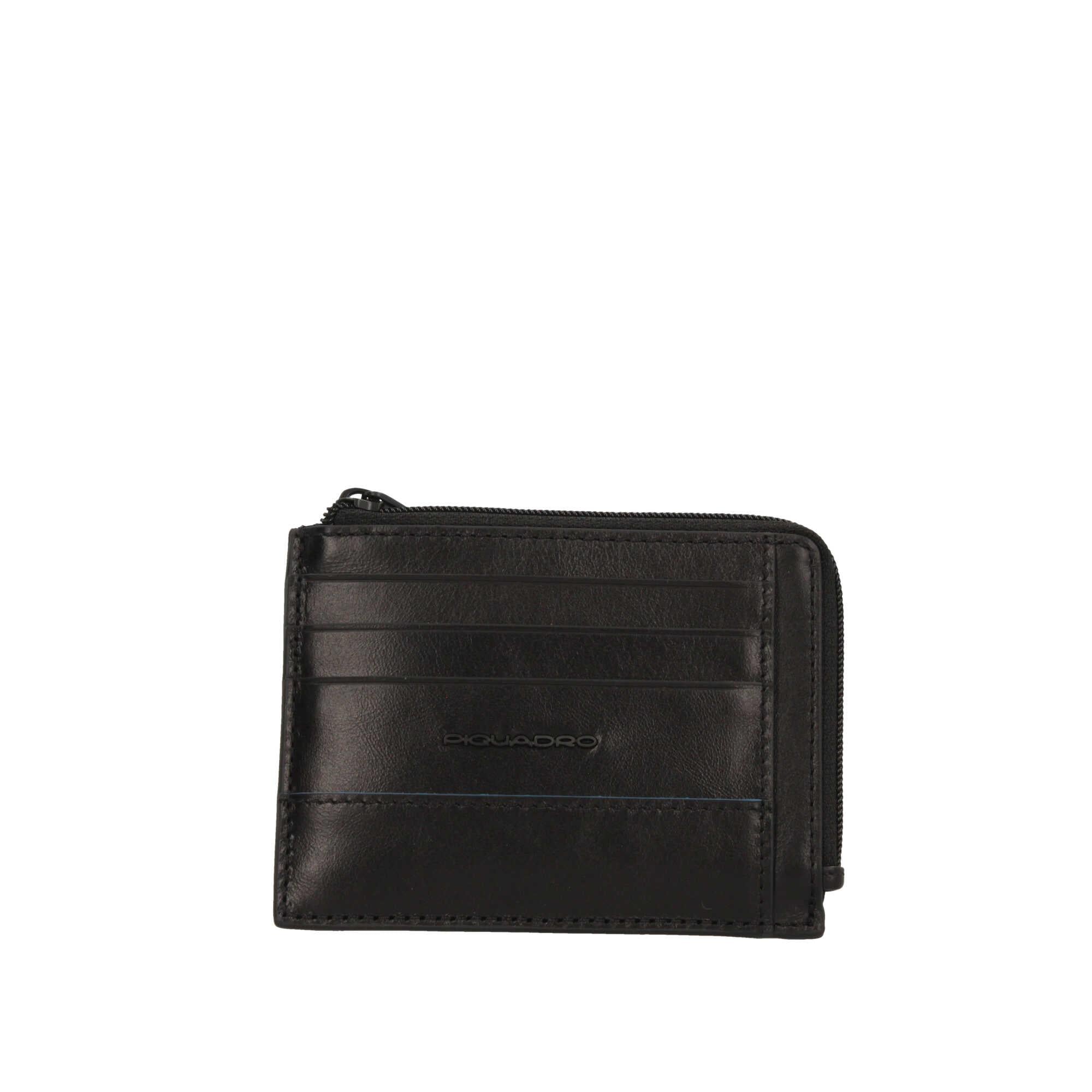 Portamonete in Pelle "Blue Square Piquadro