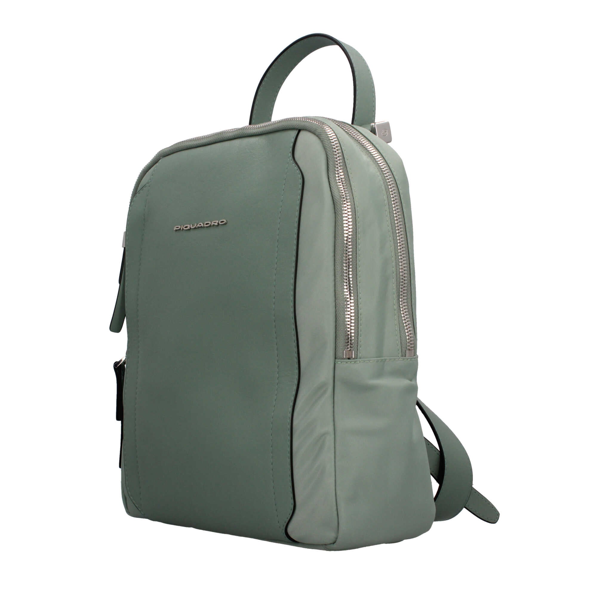 Piquadro zaino in pelle con scomparto per iPad Pro 12.9" e protezione RFID