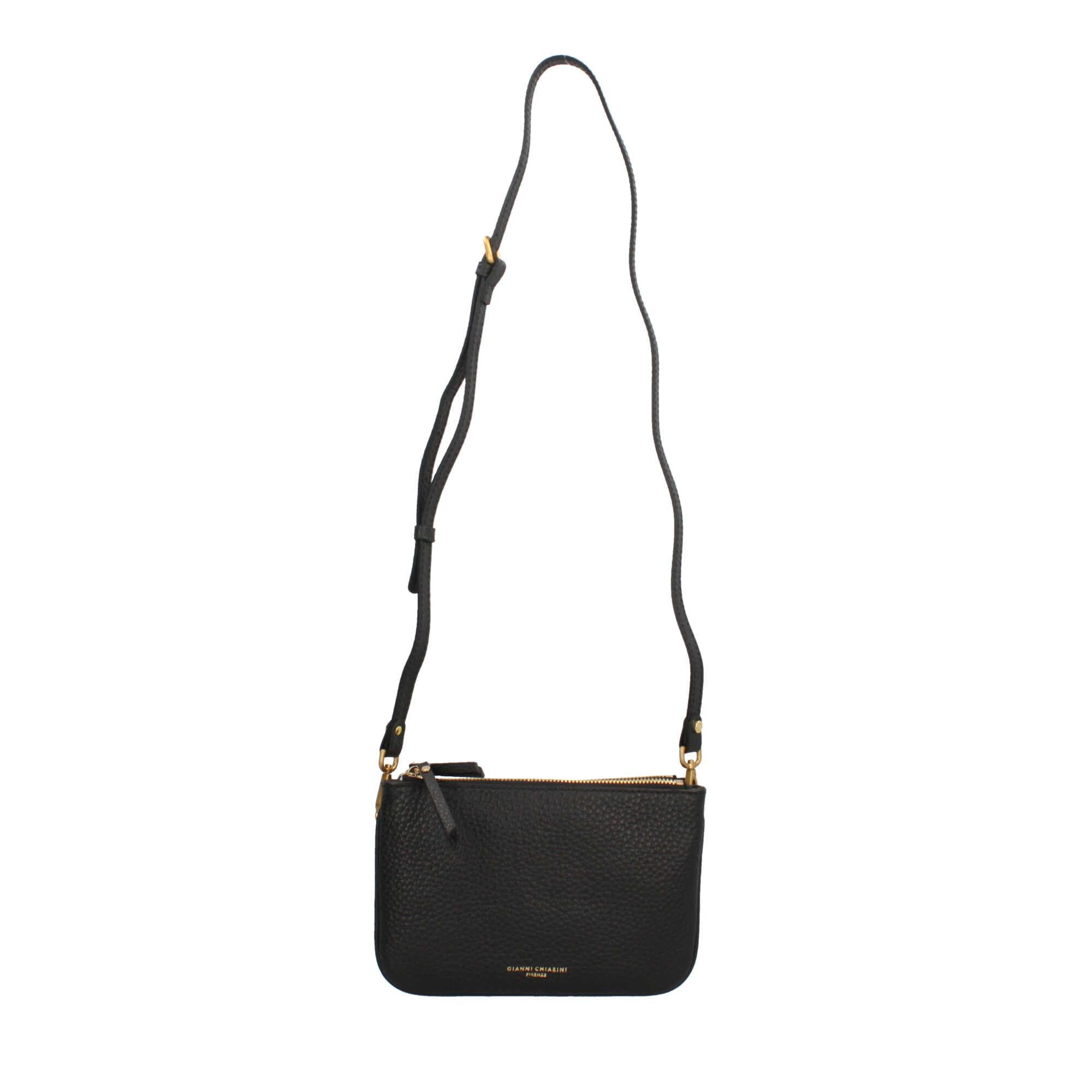 Gianni Chiarini Frida Borsa a Tracolla Casual in Pelle Grana Maxi