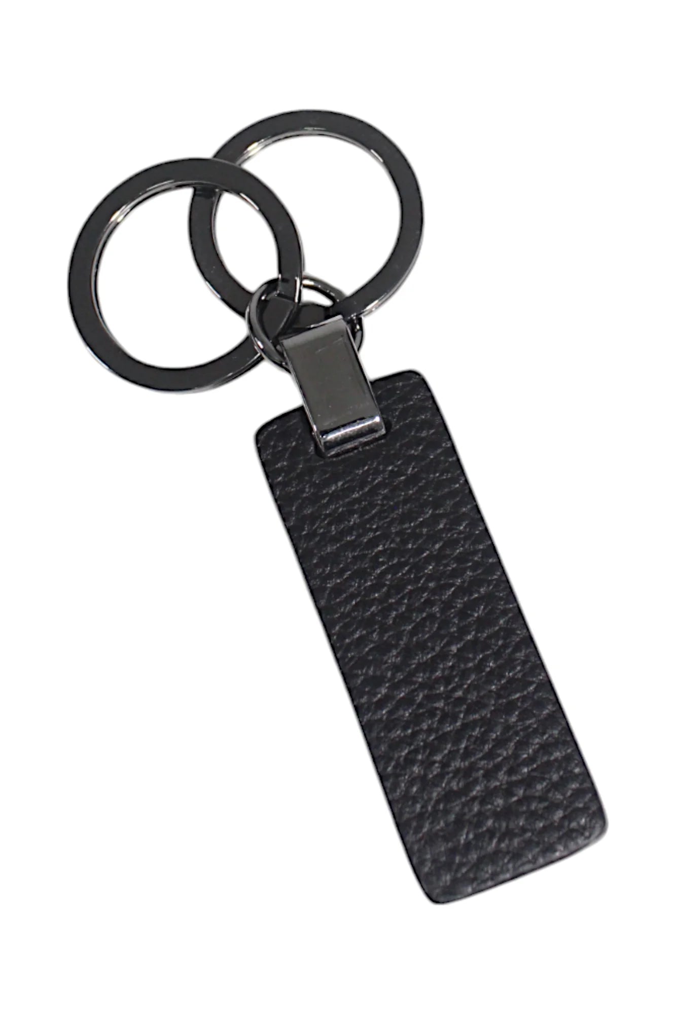 Portachiavi uomo Piquadro in pelle con due anelli