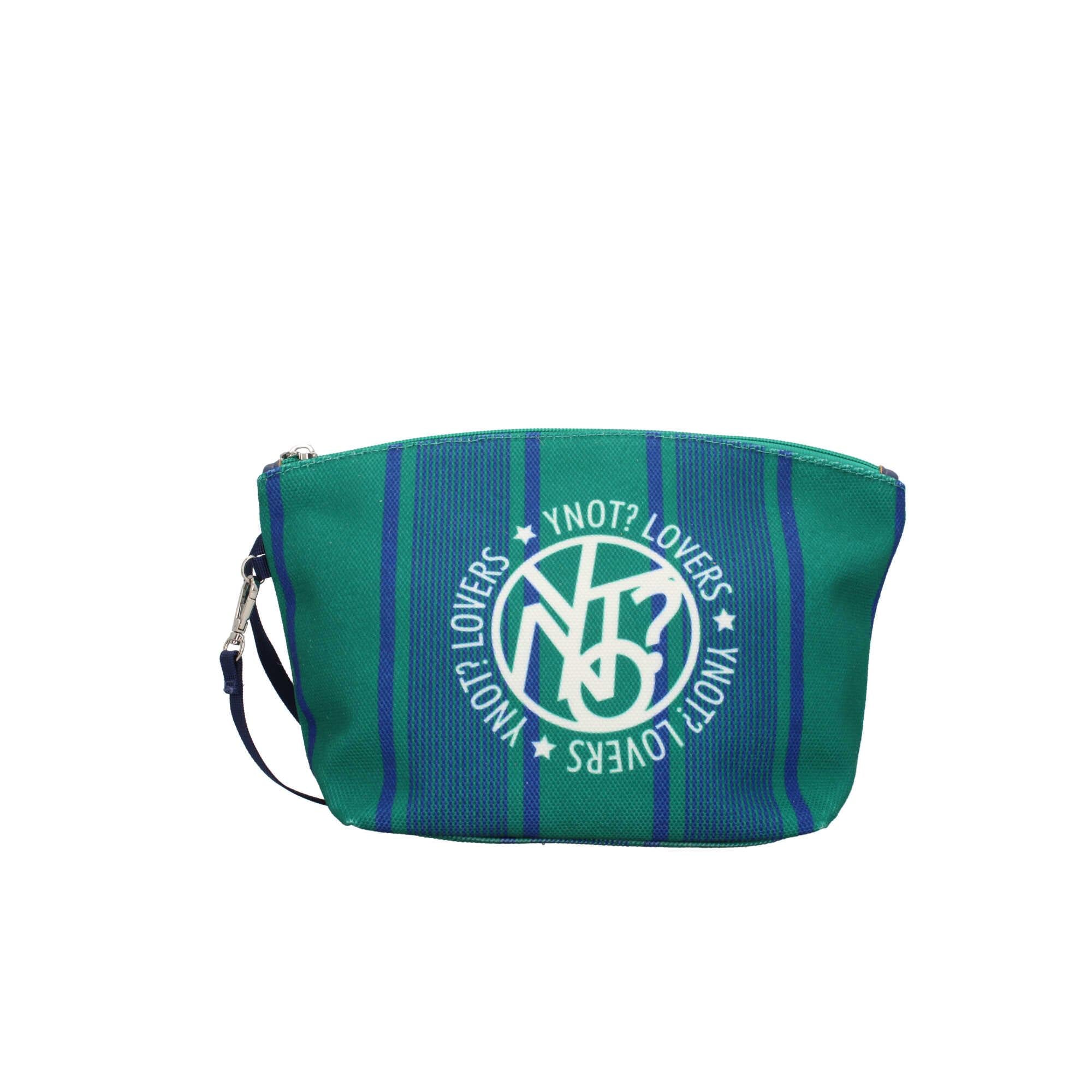 Y Not Pochette a Strisce con Dettaglio Logo