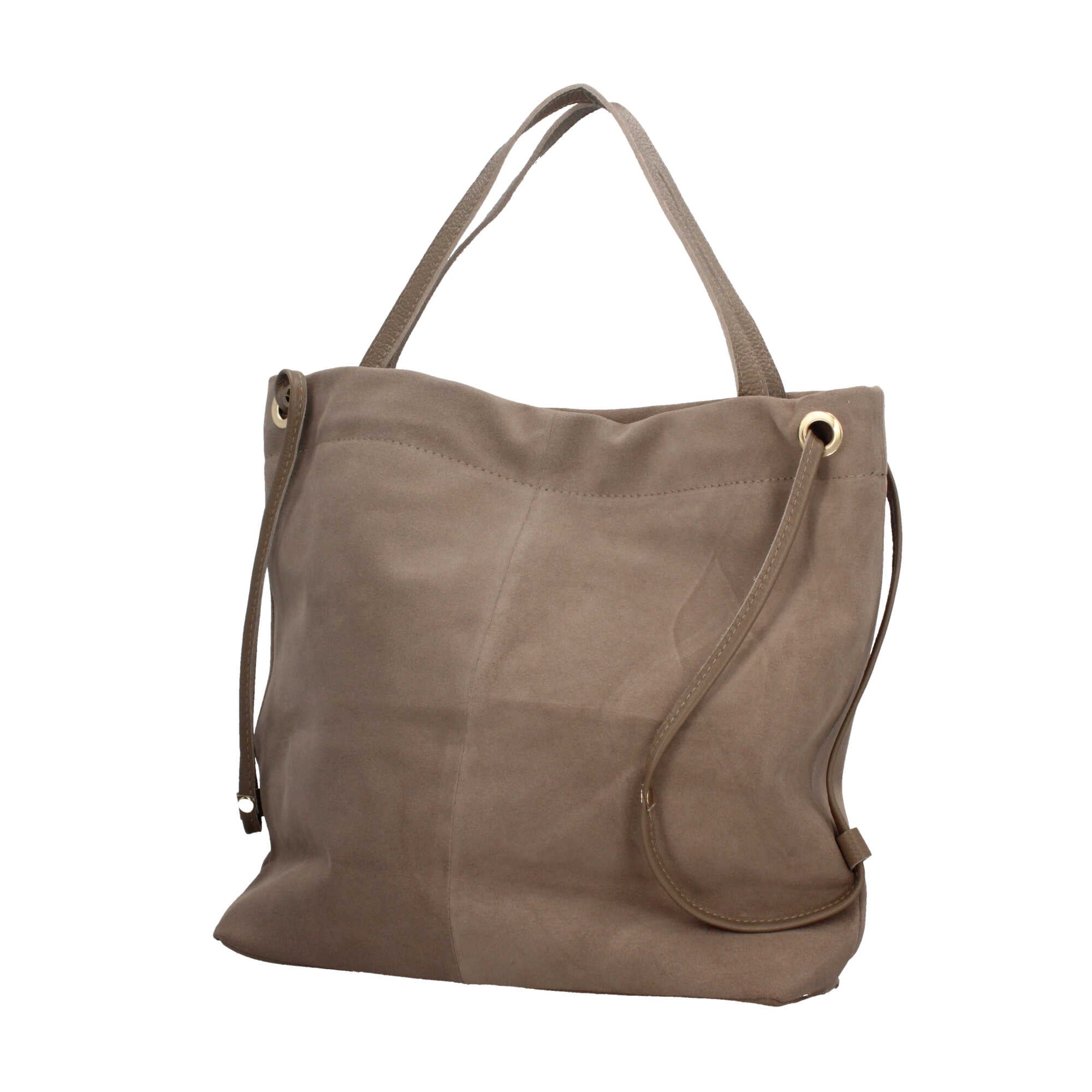 Borsa shopping in vellluto Made in italy