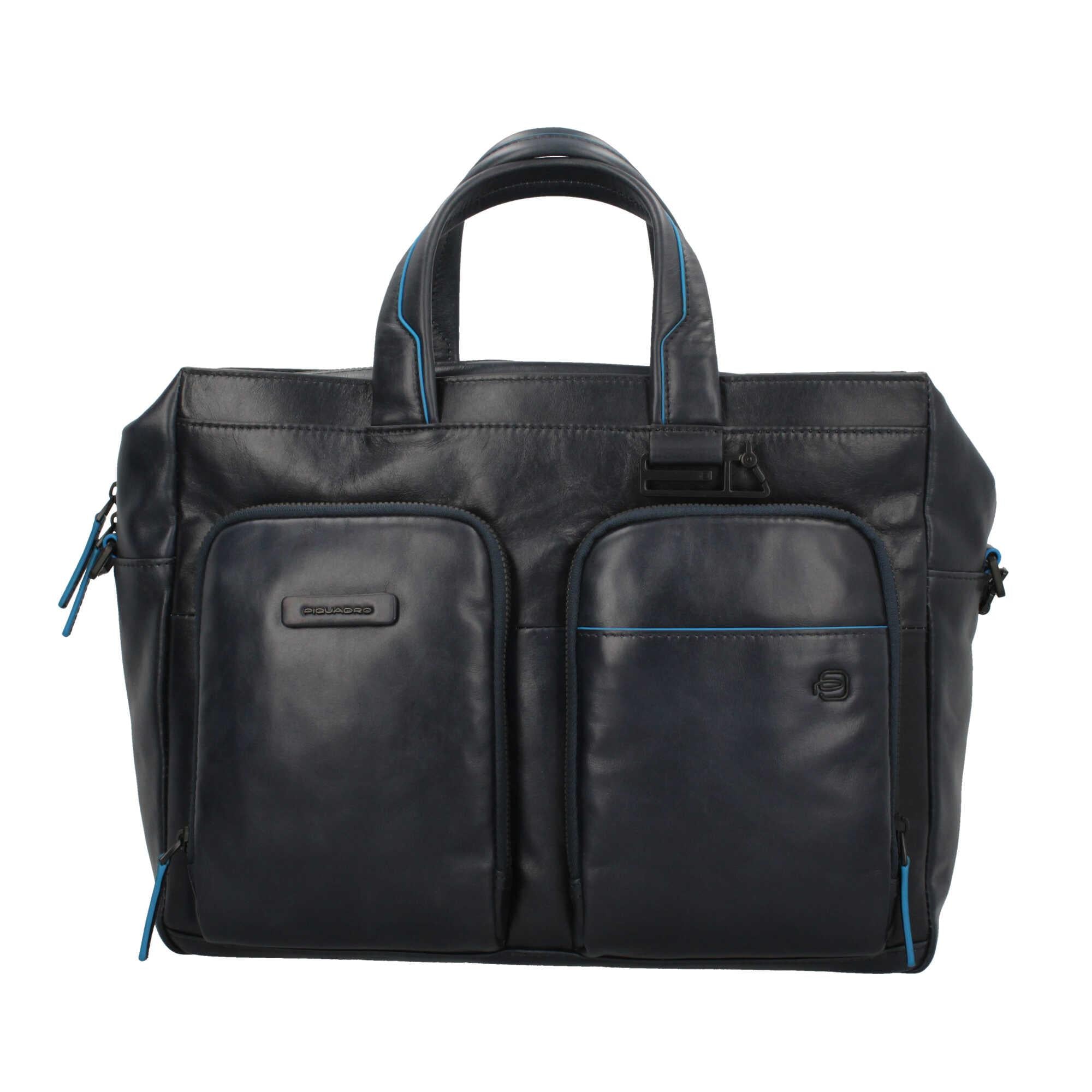 Cartella professionale in pelle con tracolla rimovibile