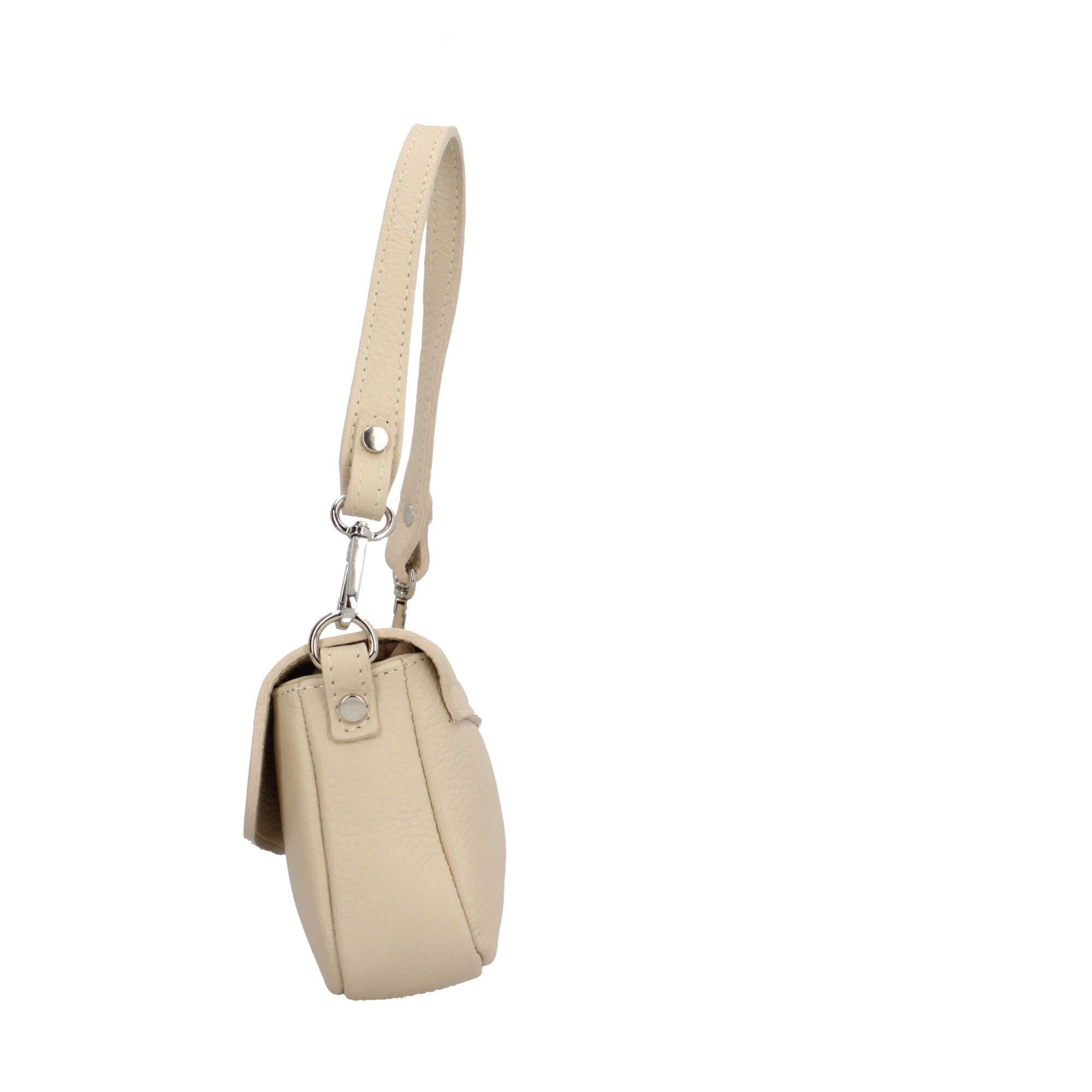 Borsa a spalla in vera pelle Made in Italy
