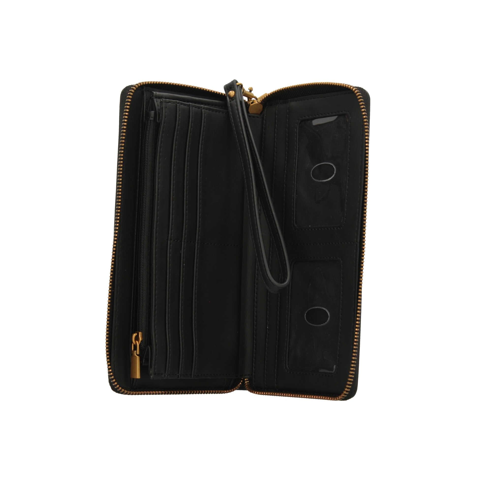 Portafoglio 'Cognac Classic' con Polsiera di Guess