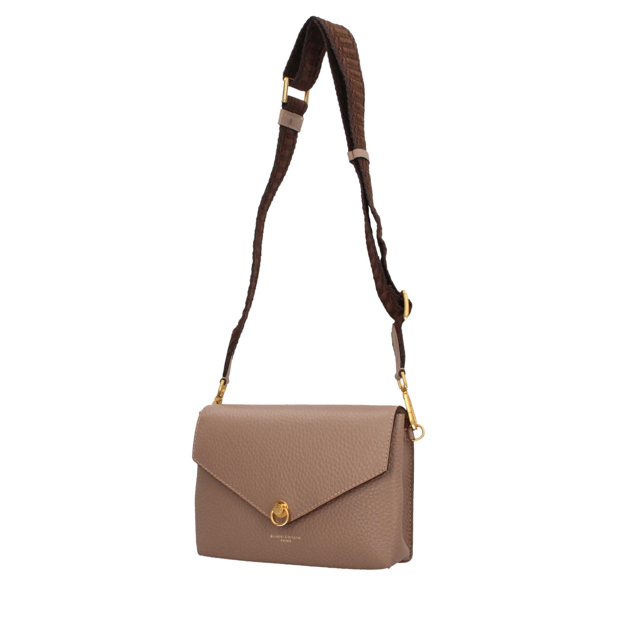Gianni Chiarini Corallo Mini Bag Essenziale in Pelle Grana Maxi