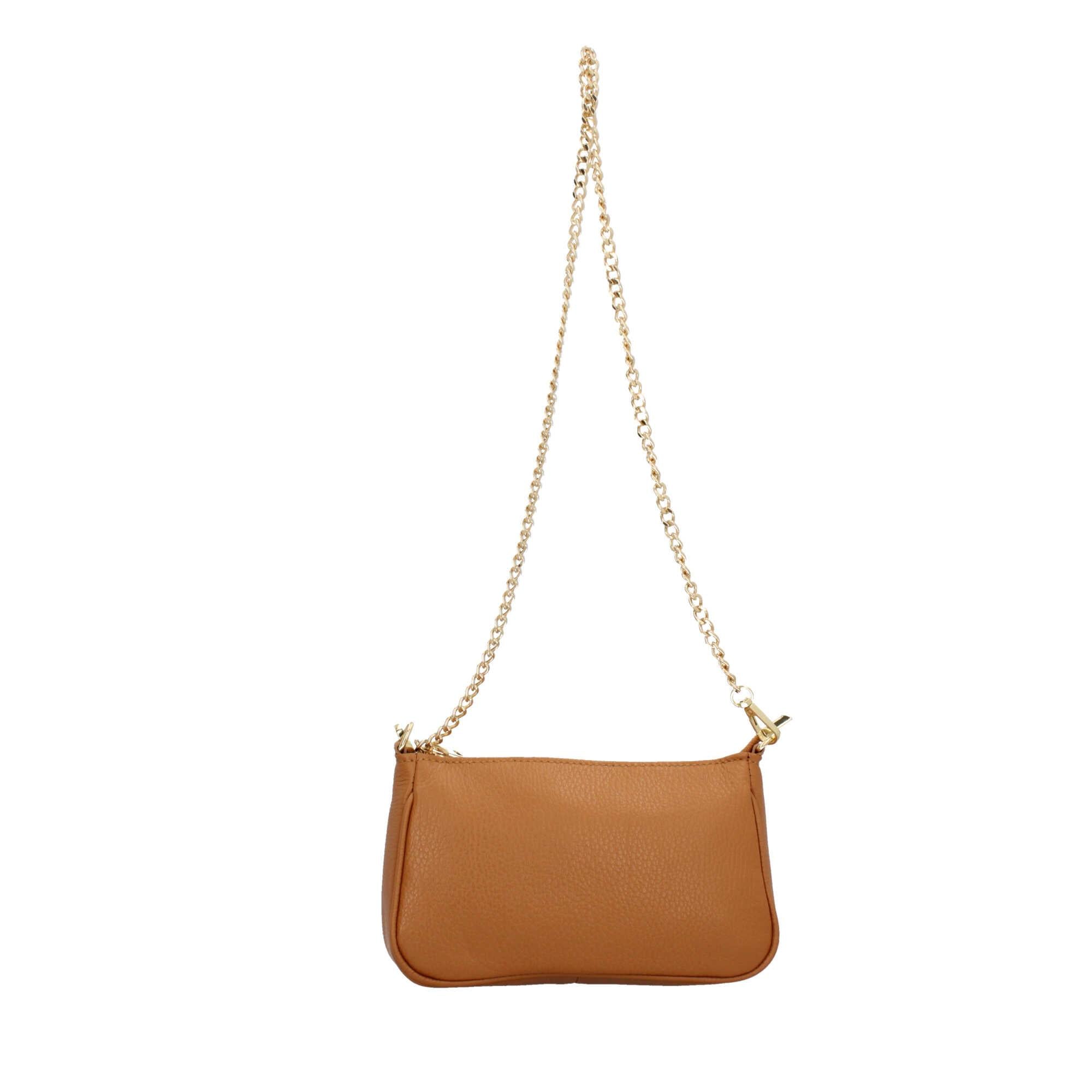 Borsa a spalla con tracolla in catena Made In Italy