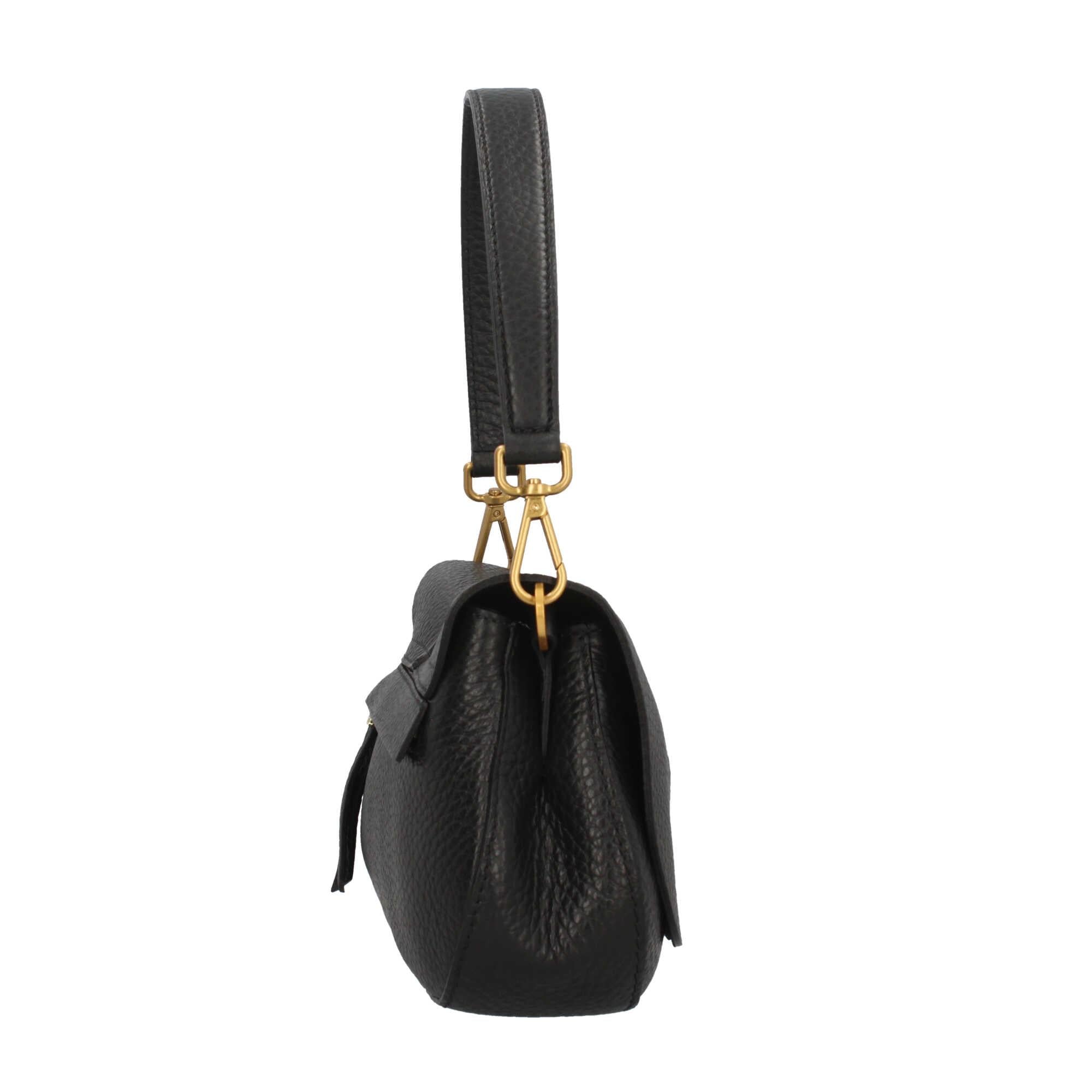 Gianni Chiarini Helena Round Borsa a Tracolla Glamour in Pelle Grana M